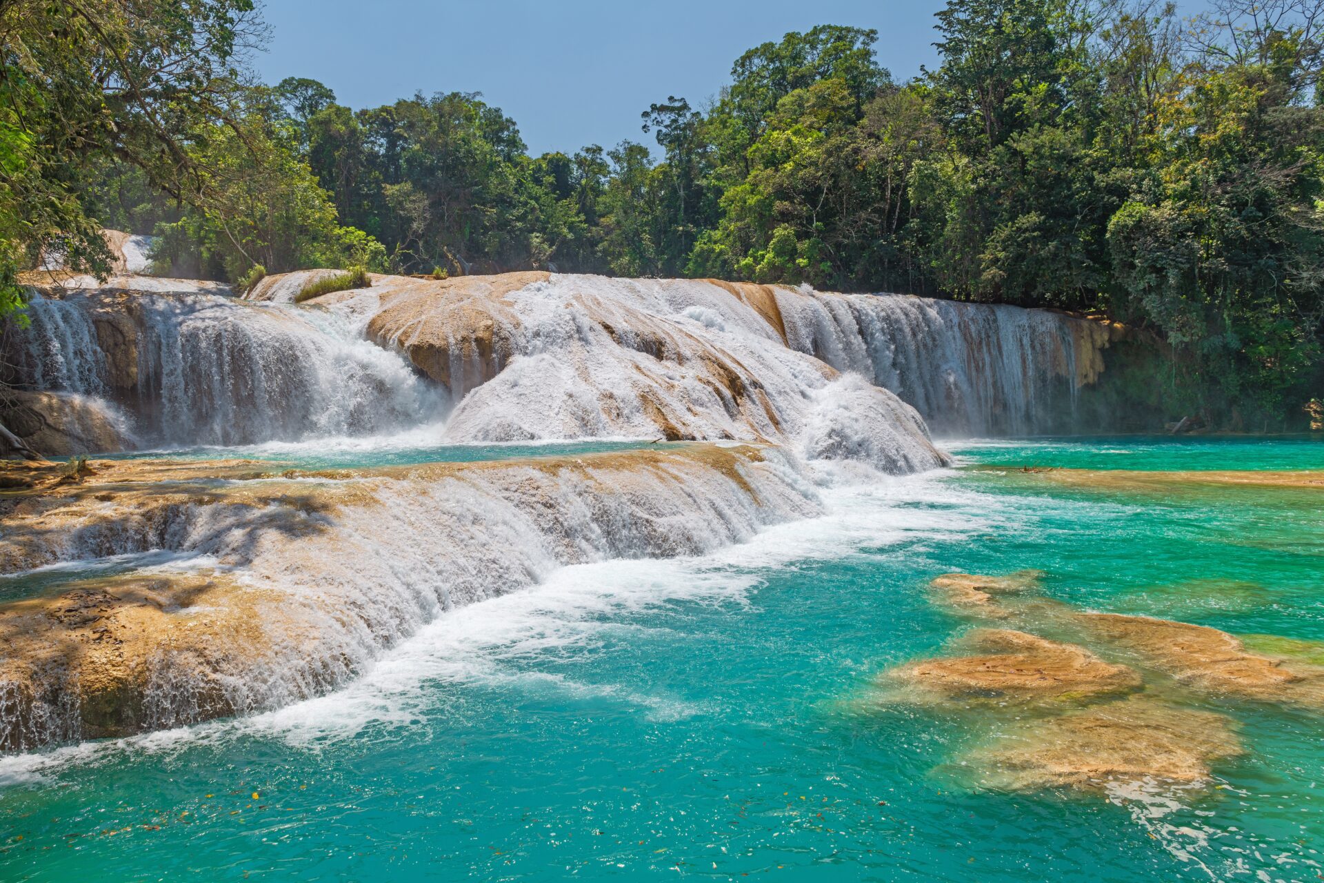 Agua Azul Wasserfälle