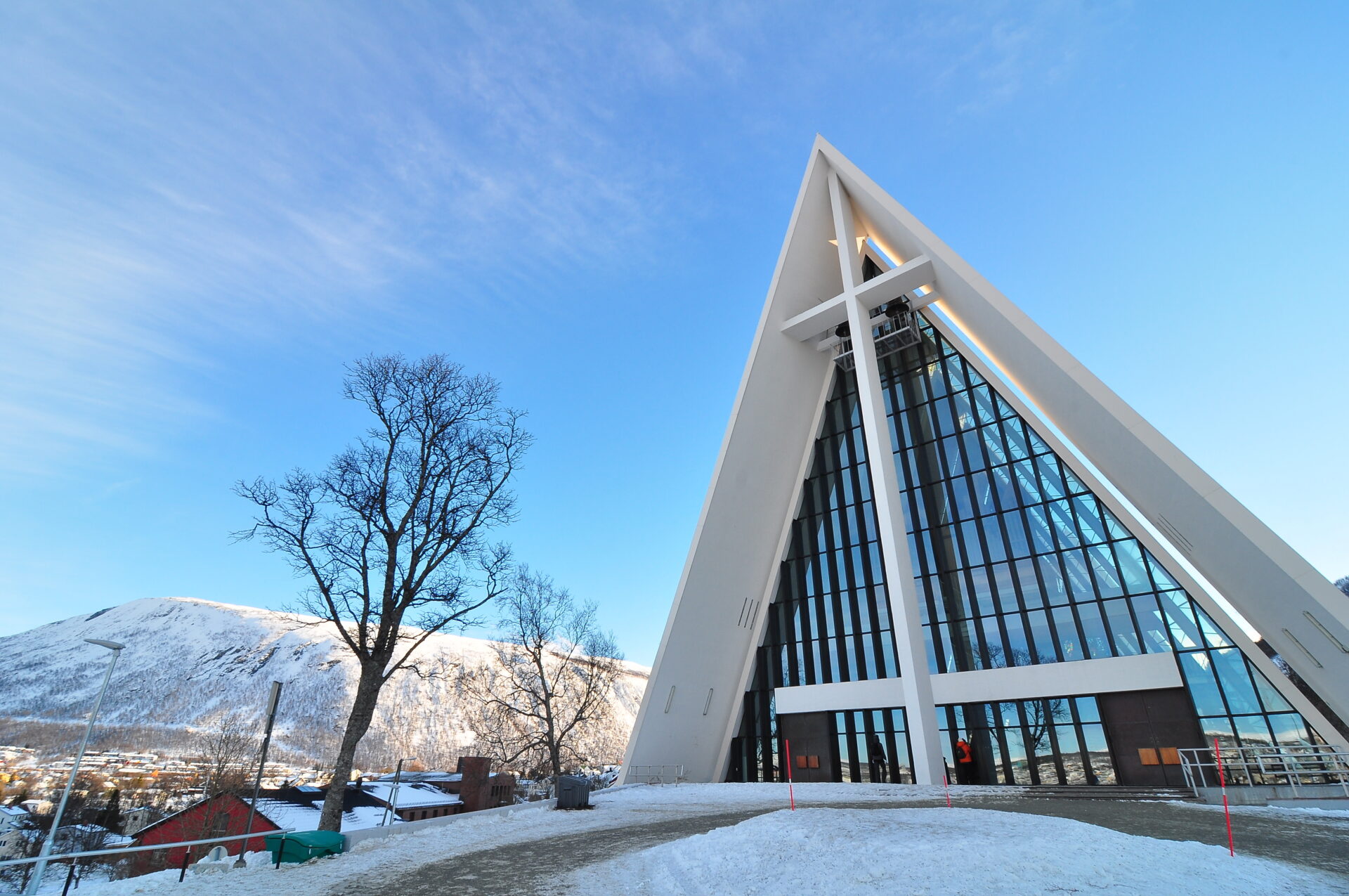 Arktische Kathedrale in Tromso