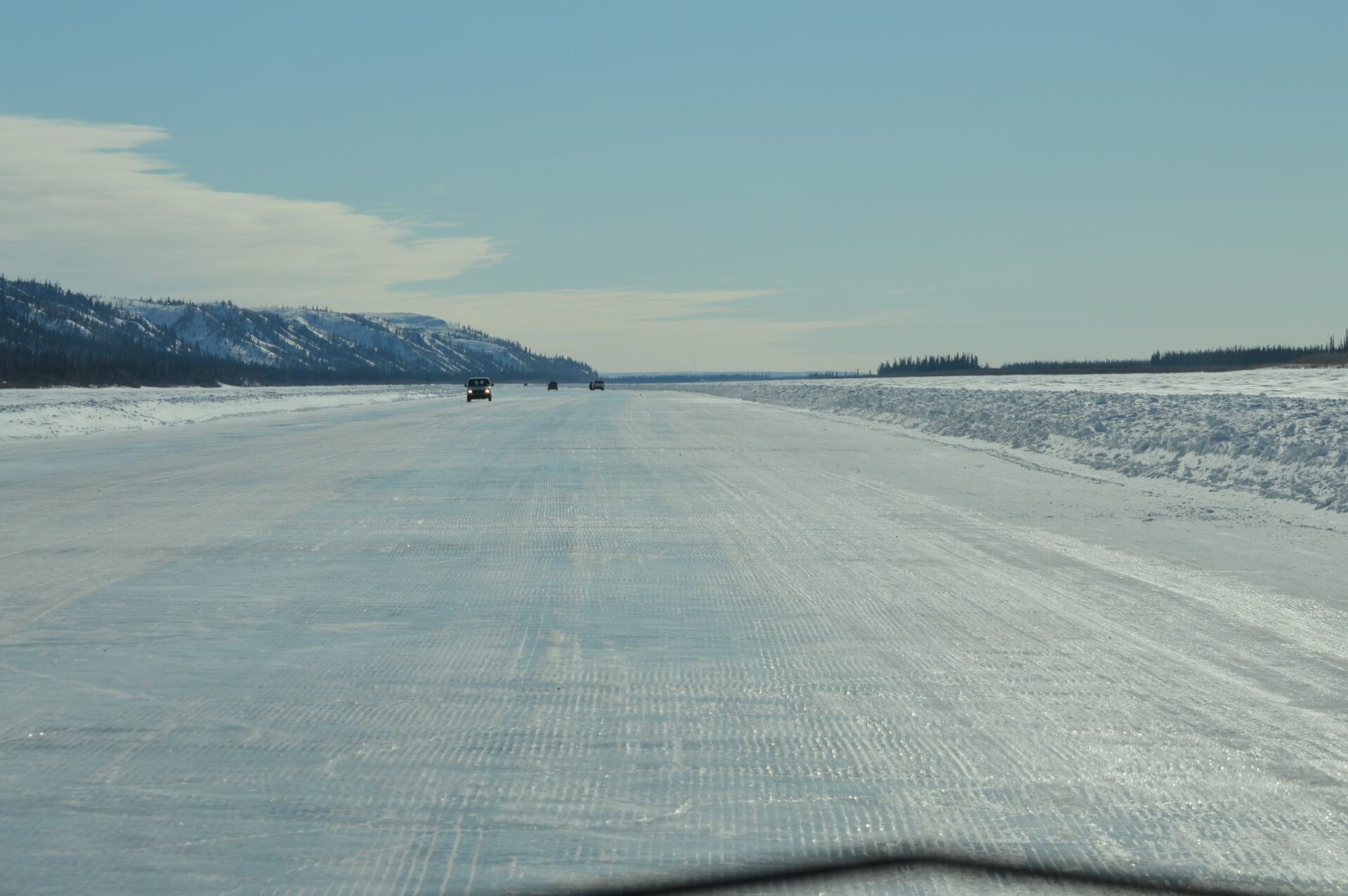 Straße von Inuvik nach Aklavik