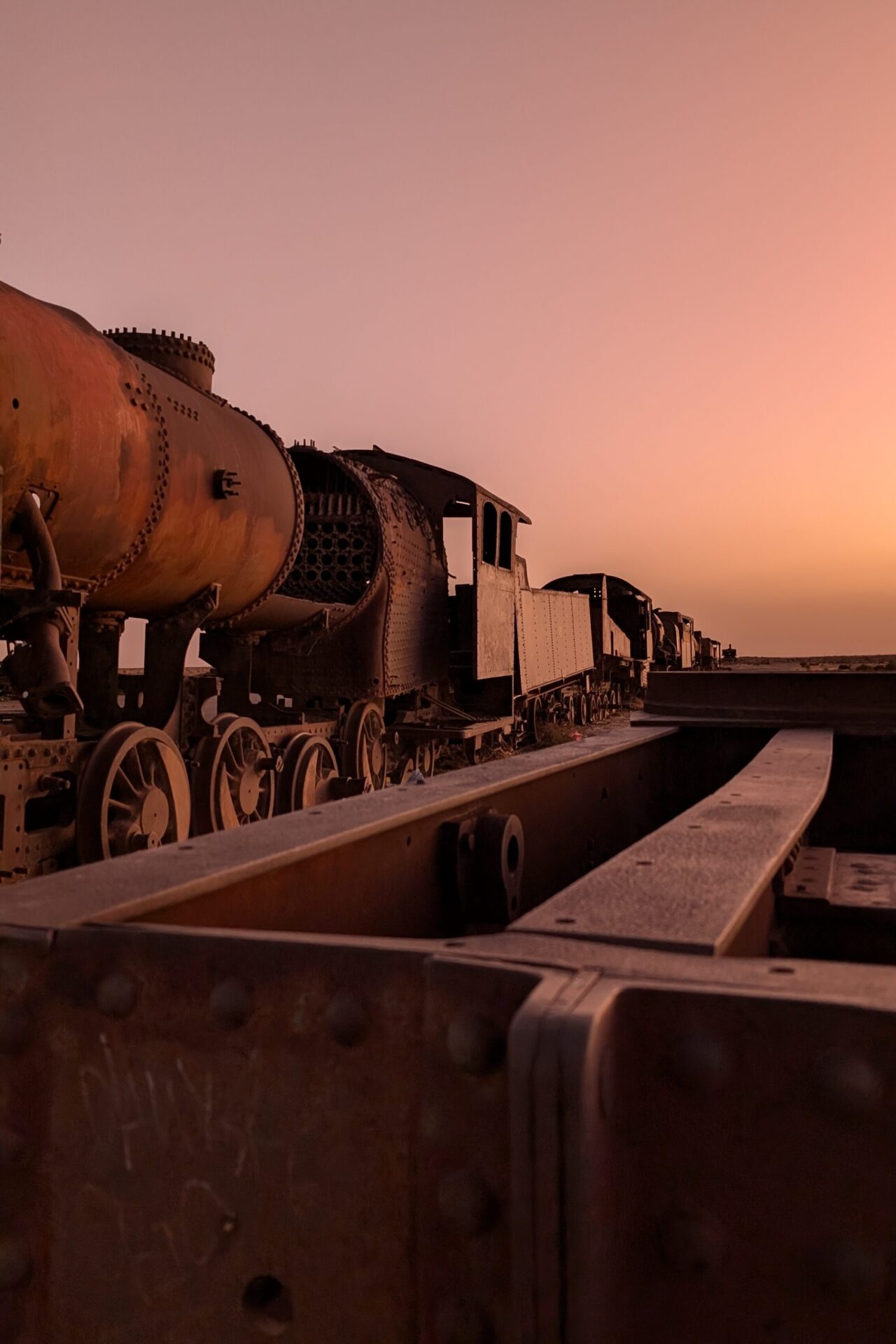 Sonnenuntergang am Zugfriedhof