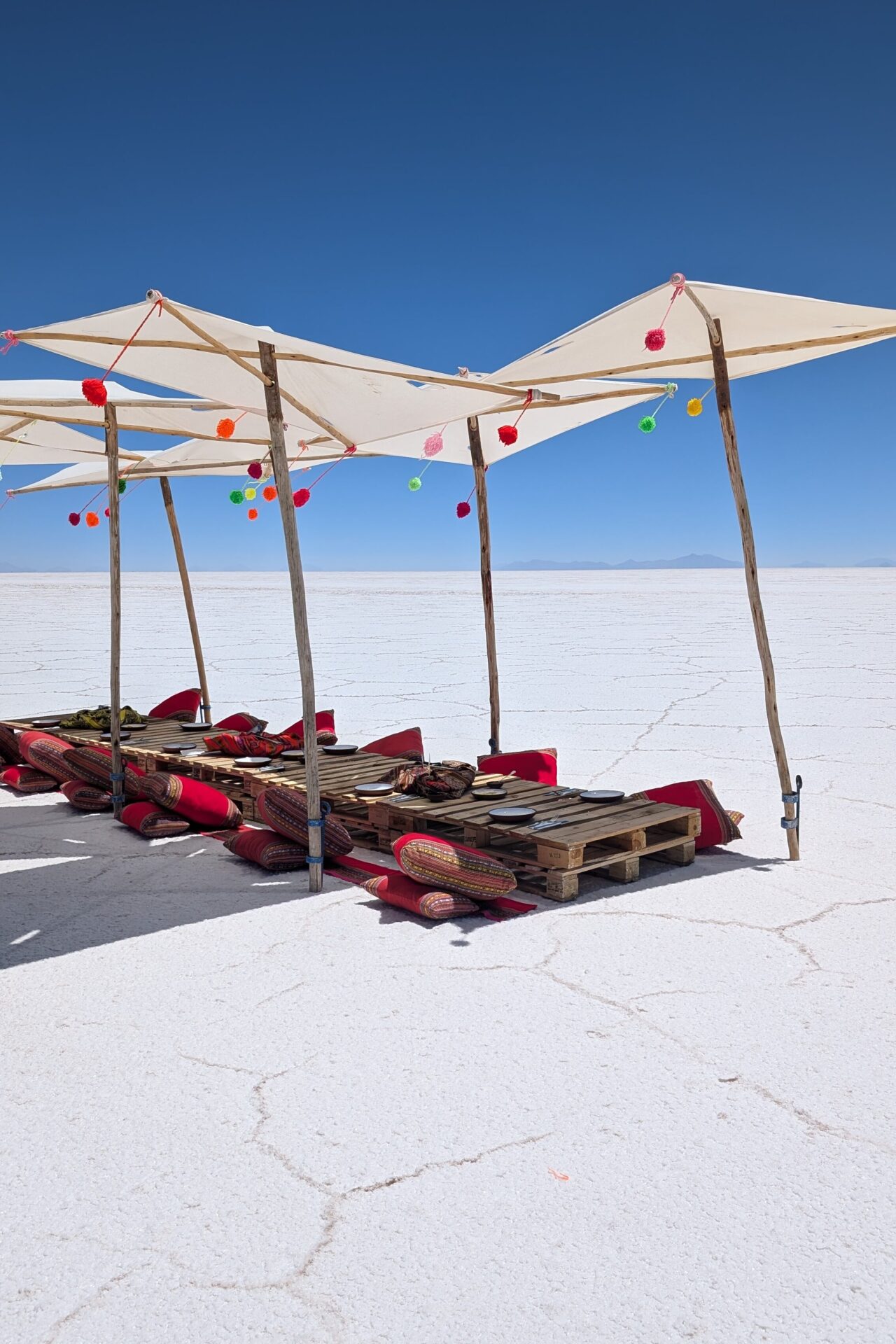 Picknick im Salar de Uyuni