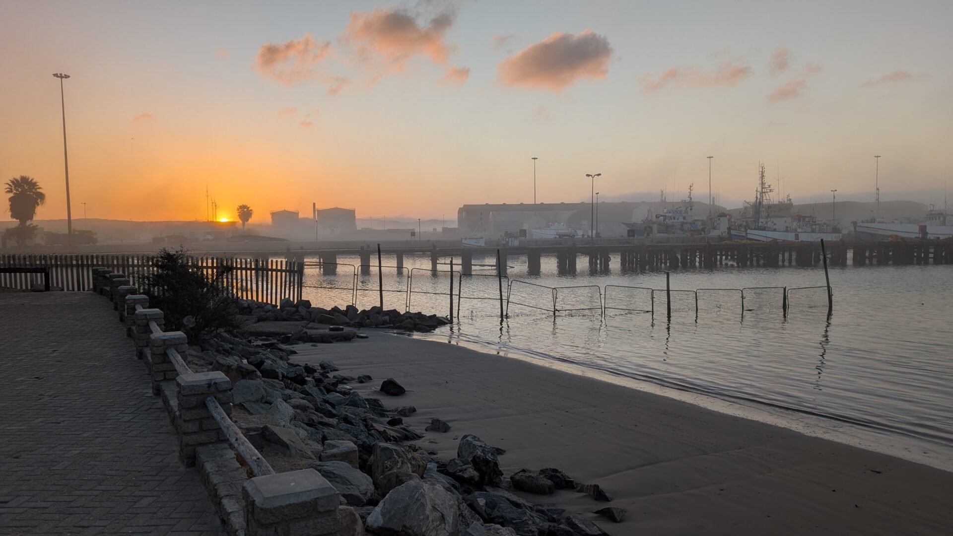 Sonnenuntergang in Lüderitz