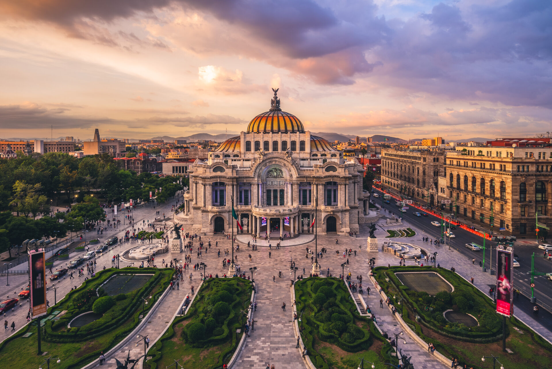 Palacio De Bellas Artes in Mexico City