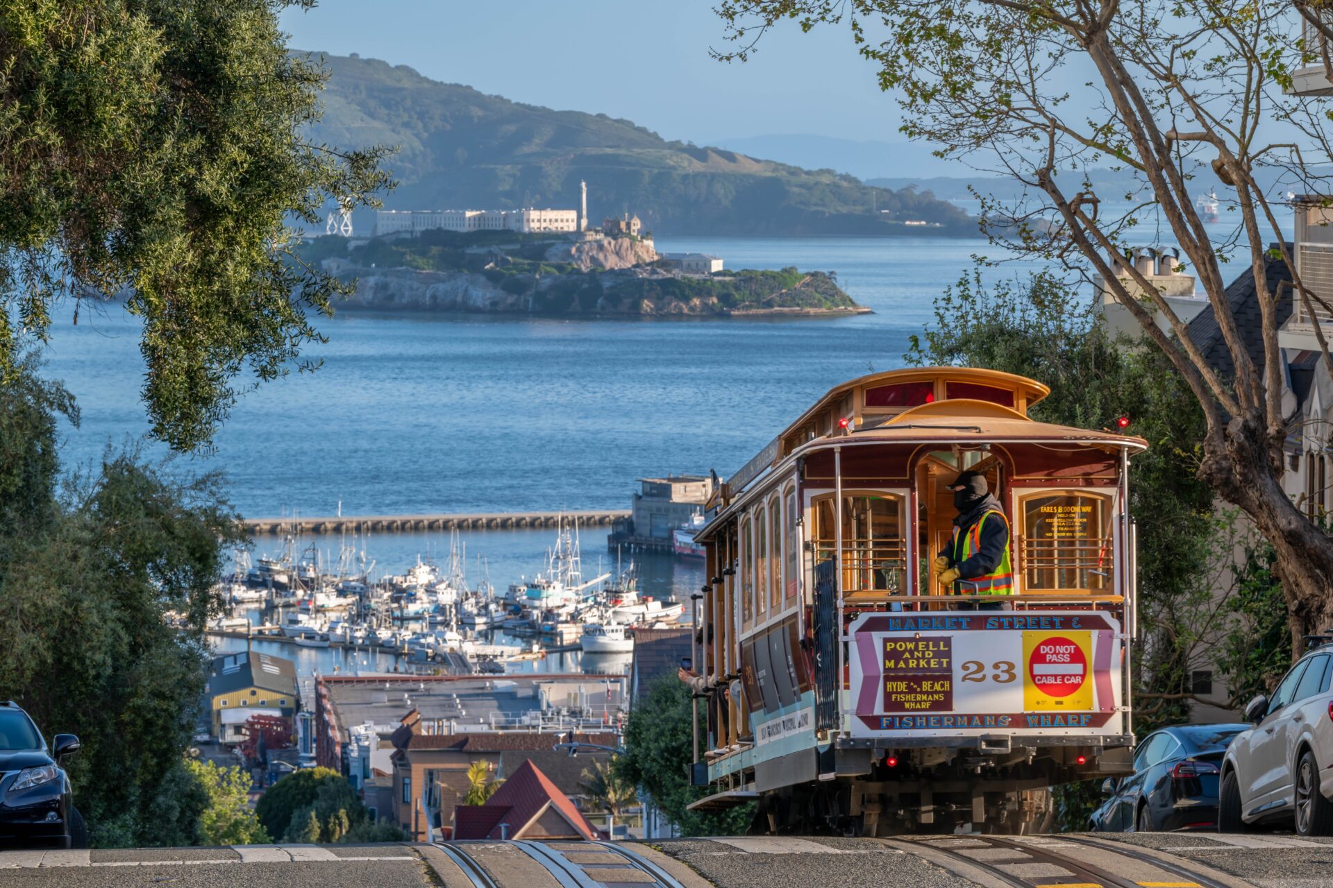 San Francisco mit Blick auf Alcatraz