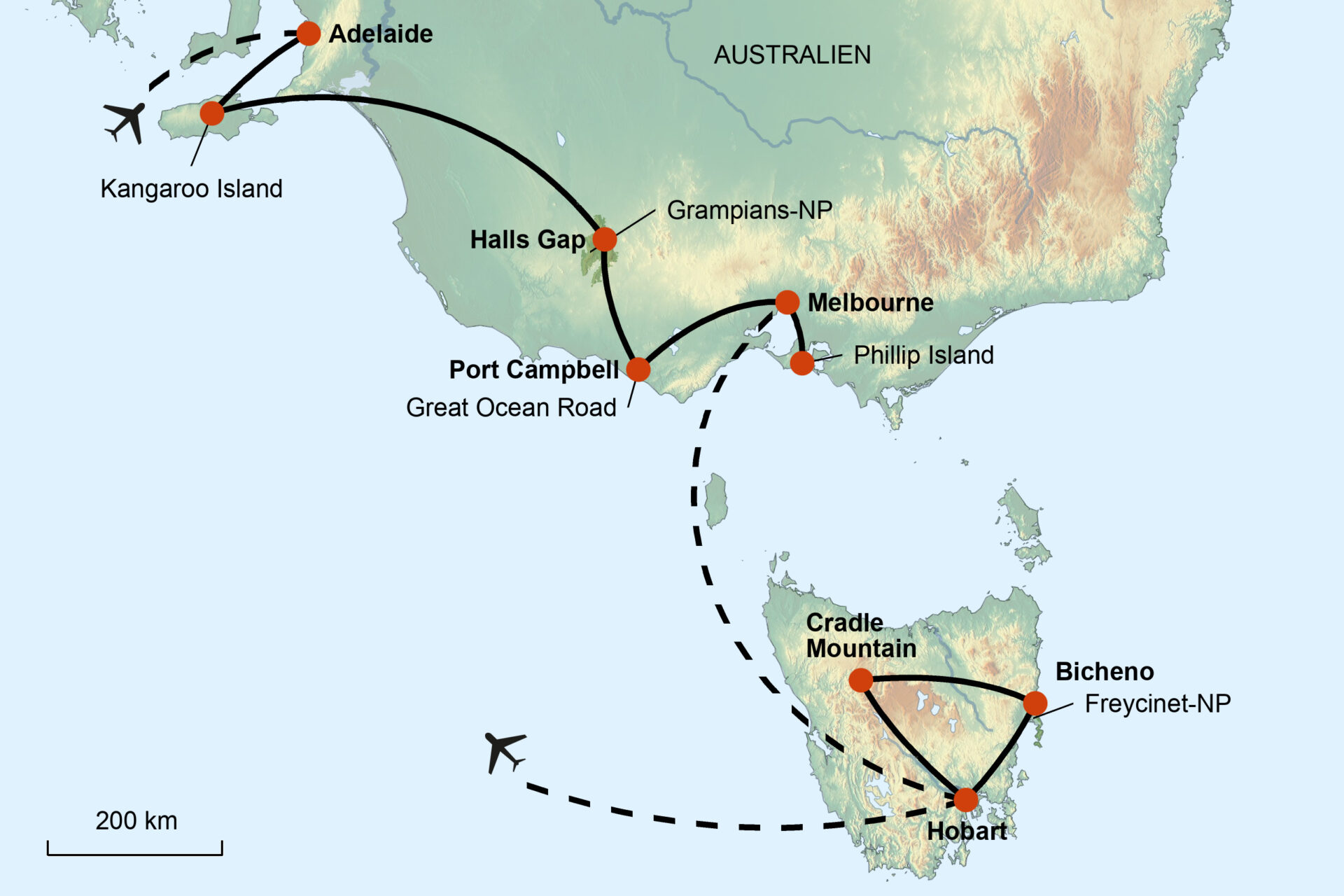 Australiens Höhepunkte