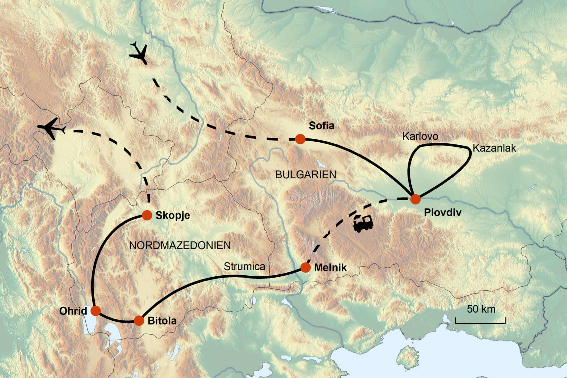 Bulgarien & Nordmazedonien – Zwei Geheimtipps im Duett