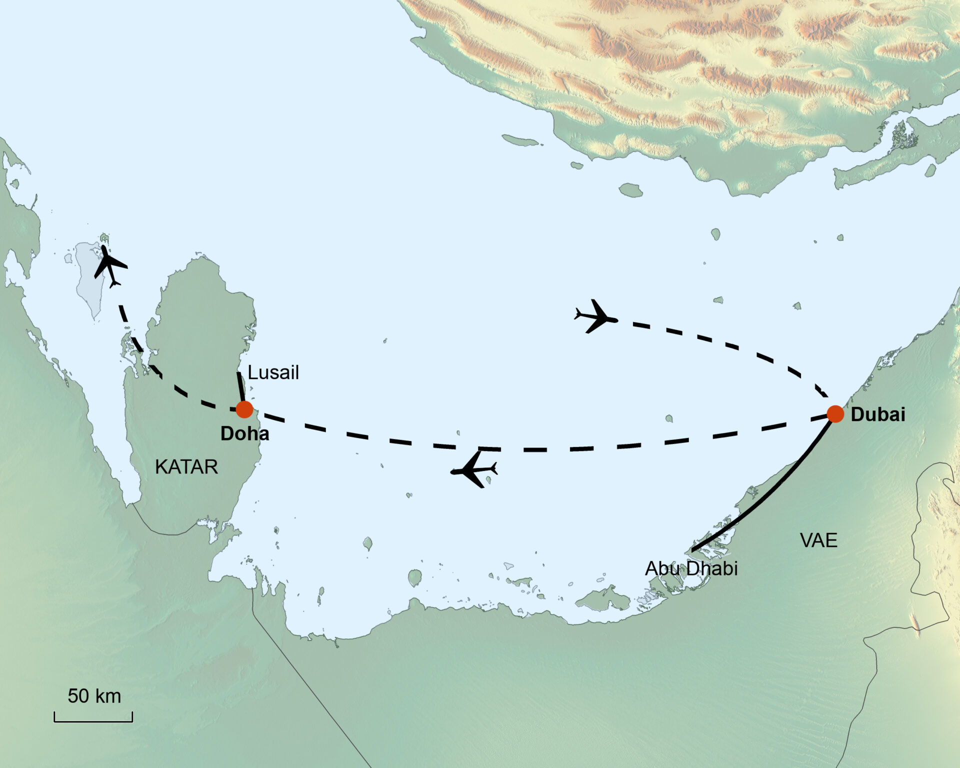 Dubai & Katar – Mosaik aus Tradition und Fortschritt