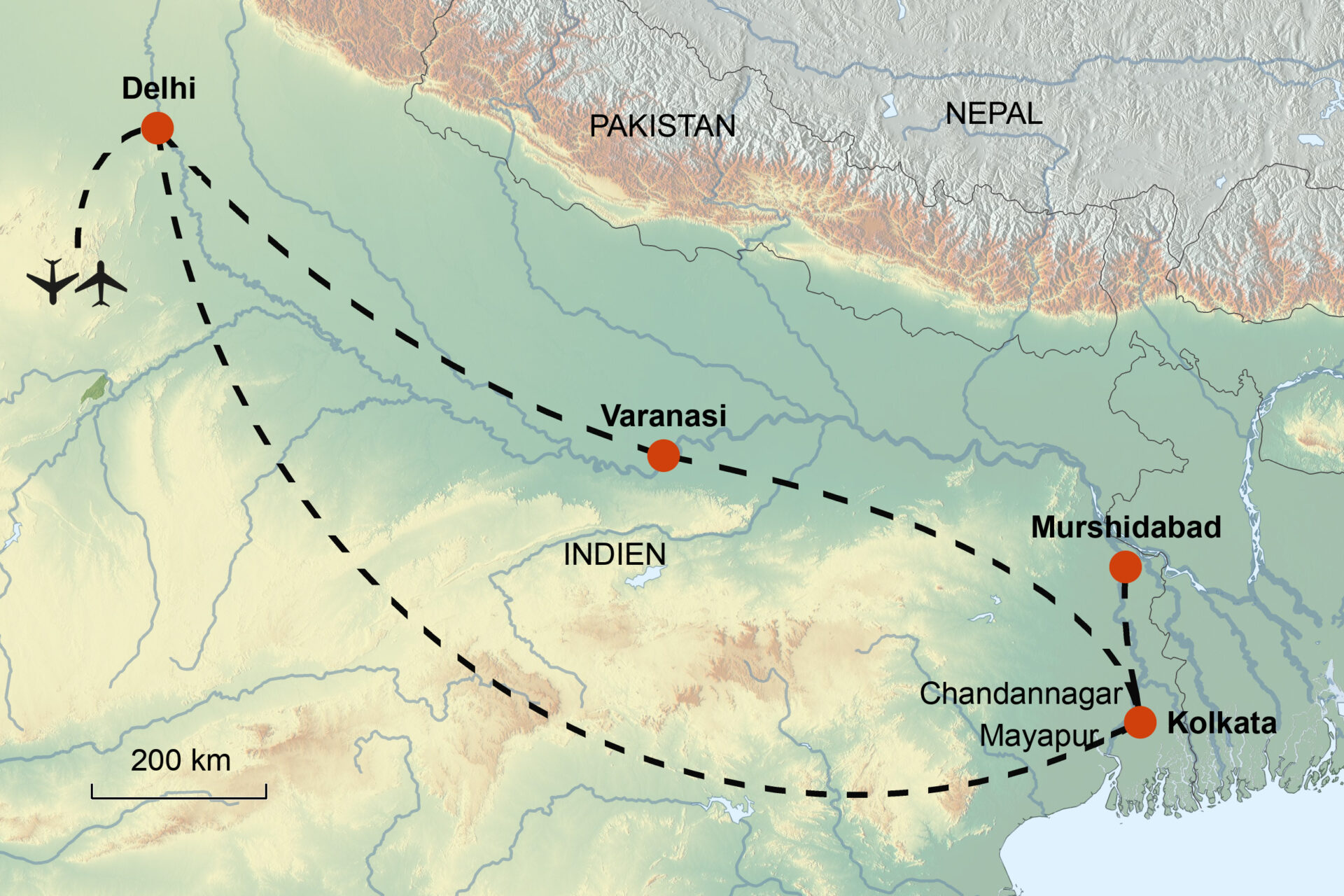 Flusskreuzfahrt Ganges