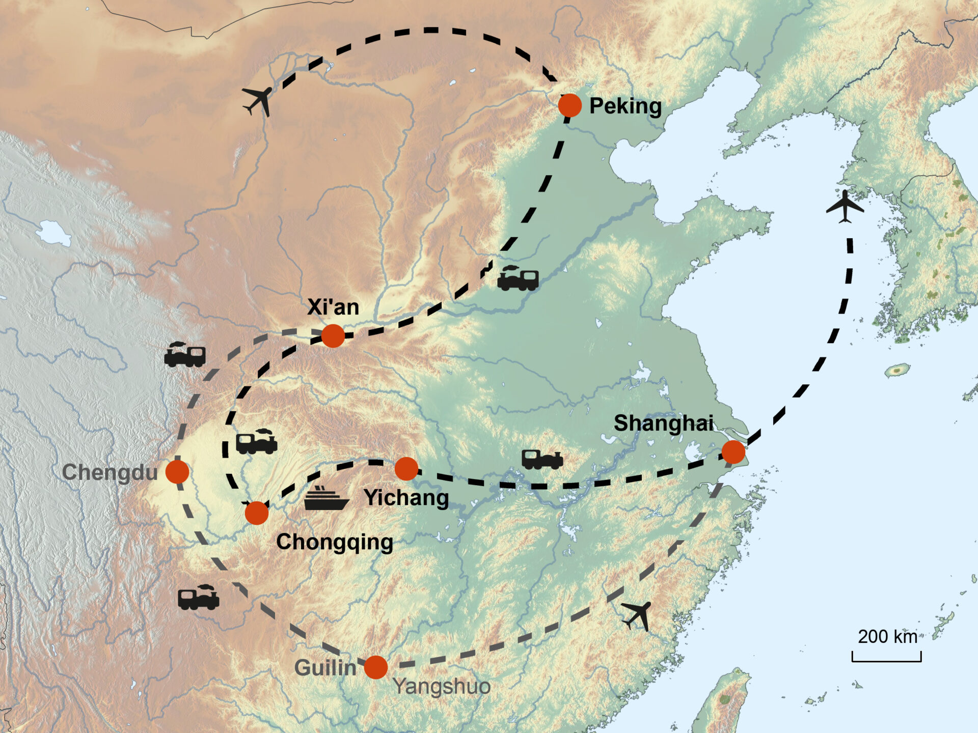China „Im Reich der Mitte“ Termine 2027