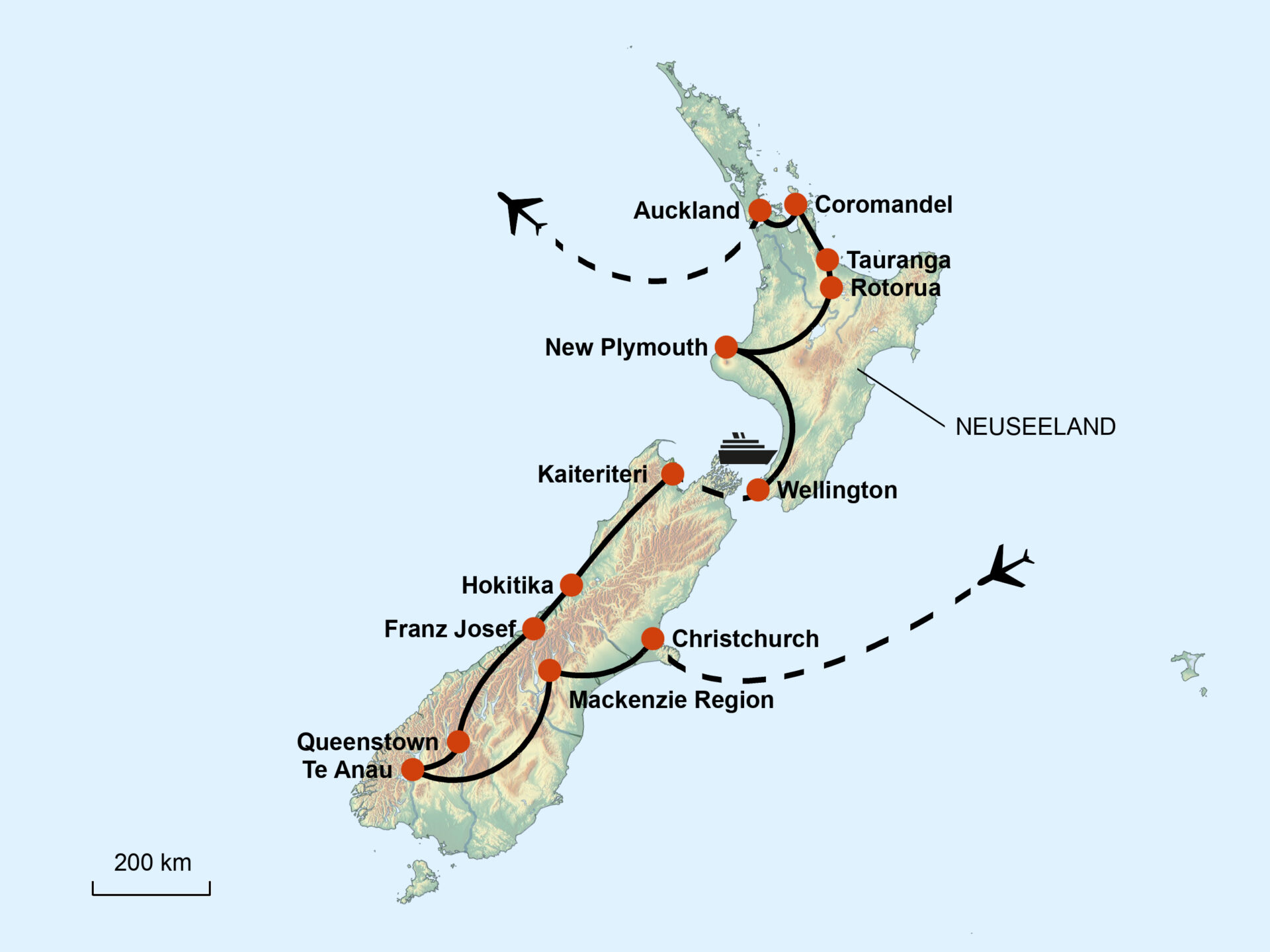 Neuseeland „Coastlines & Campfires – Neuseeland mit dem Camper entdecken “ 2026/ 2027