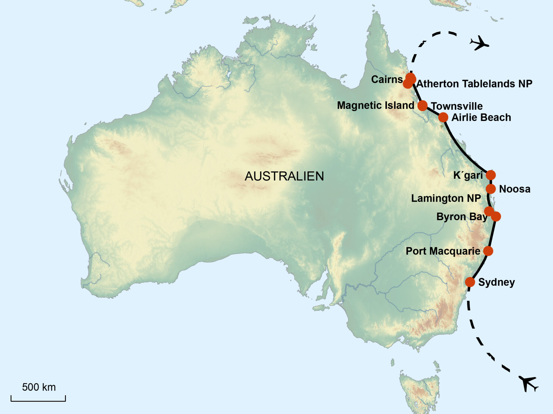 Australien „Mit dem Camper entlang der Ostküste“ 2026/ 2027