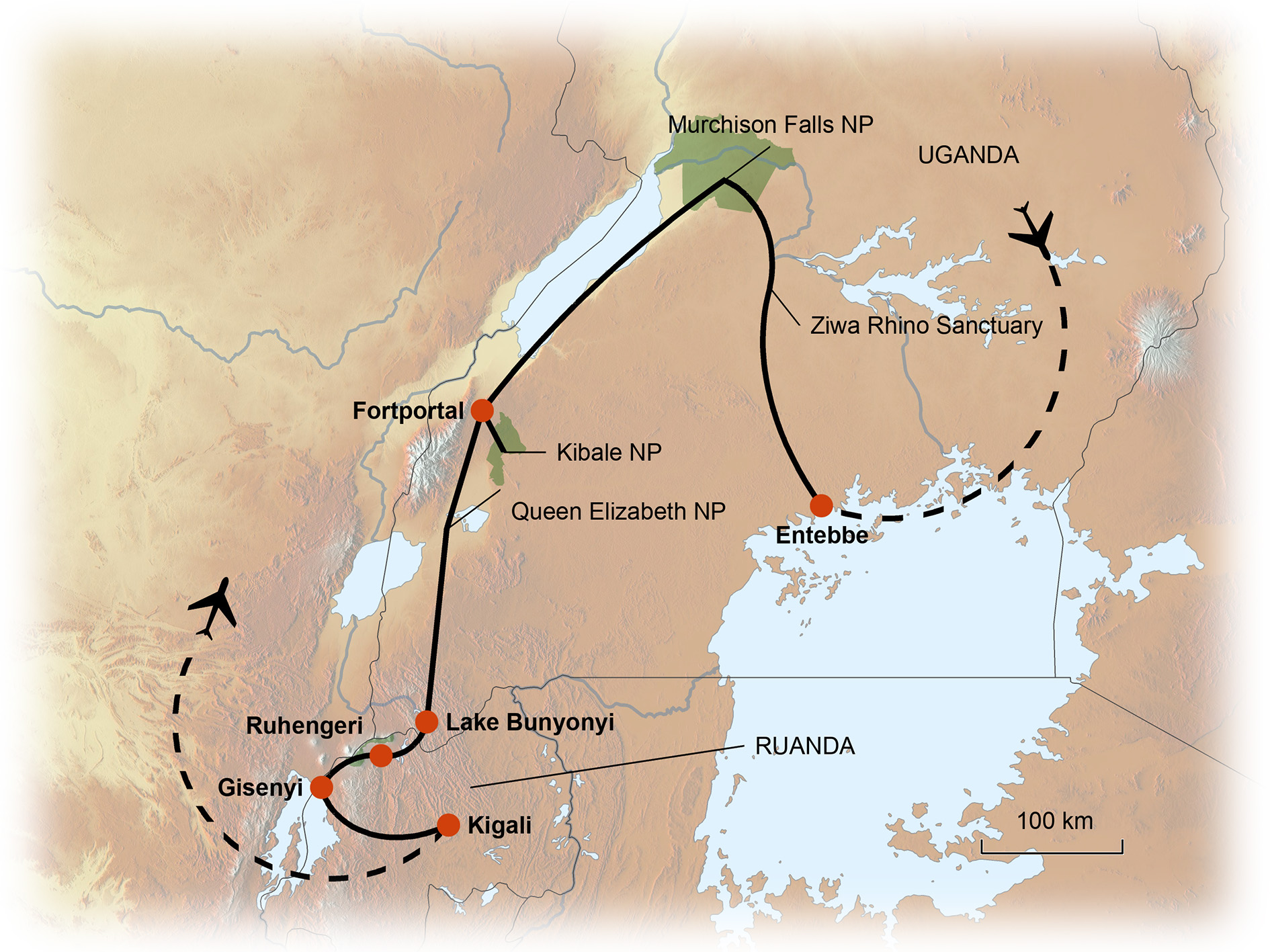 Uganda & Ruanda „Im Herzen Afrikas“ Termine 2026