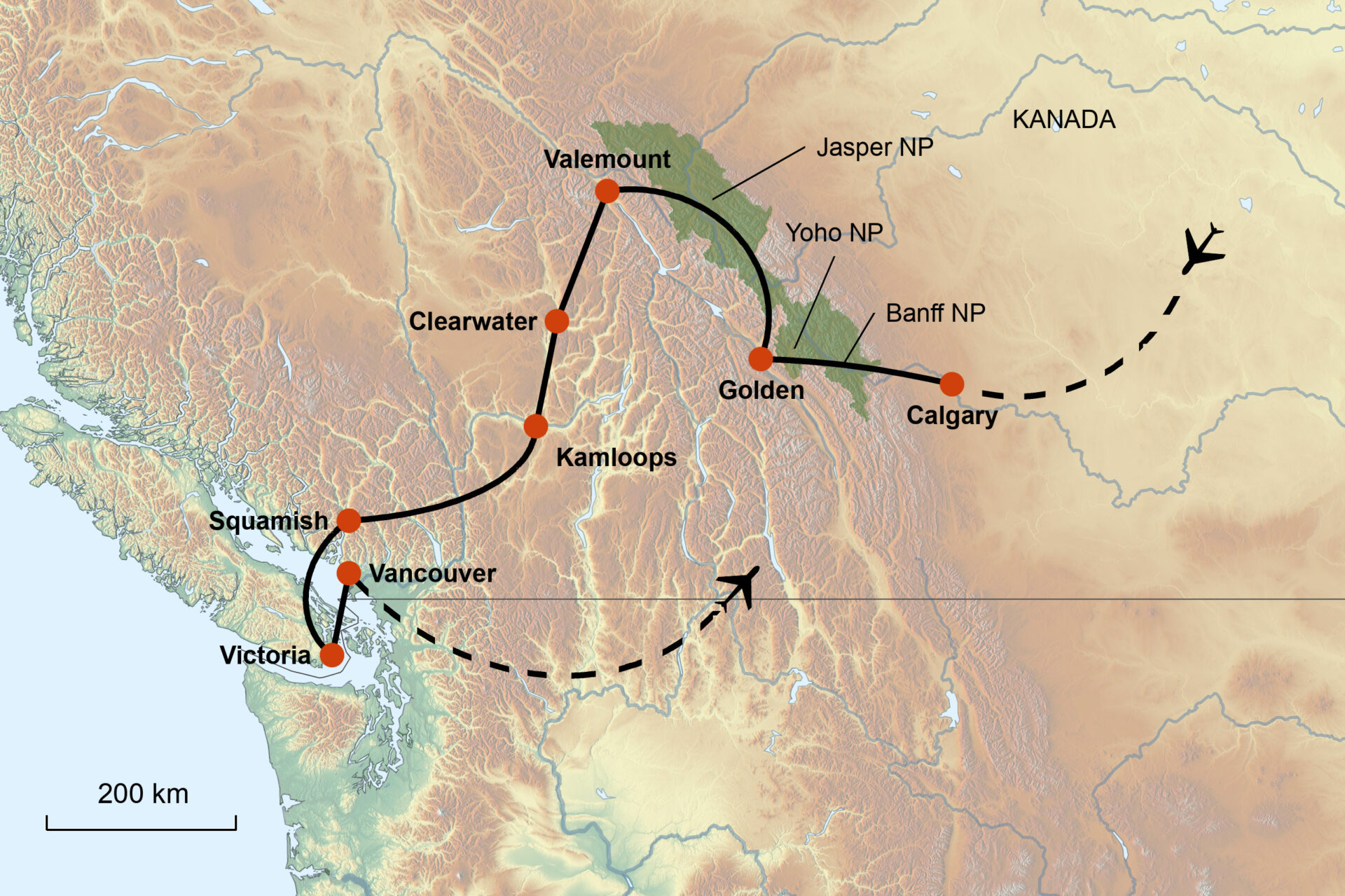 Kanada „Den Westen entdecken“ Termine 2026