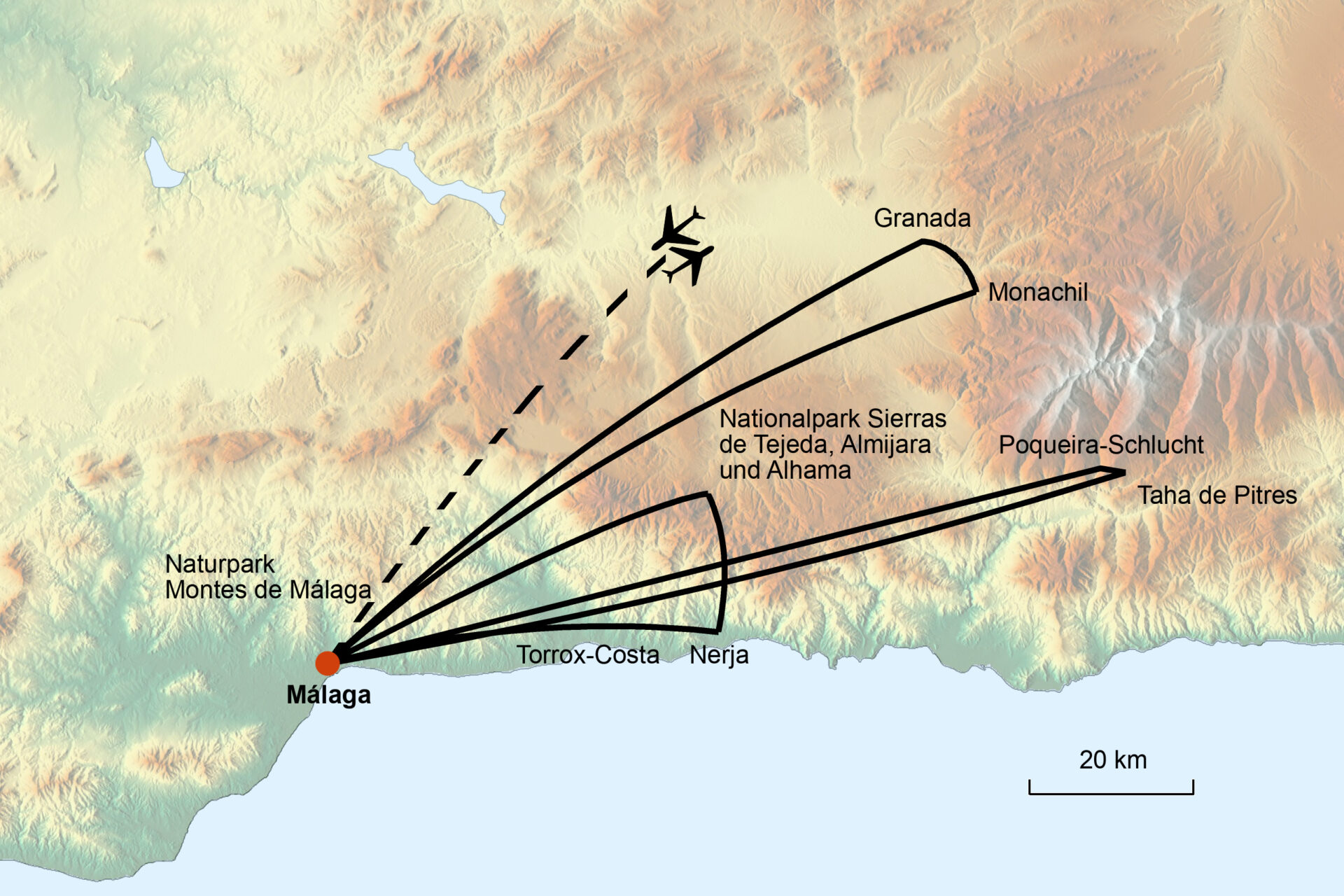Wanderreise durch Andalusien