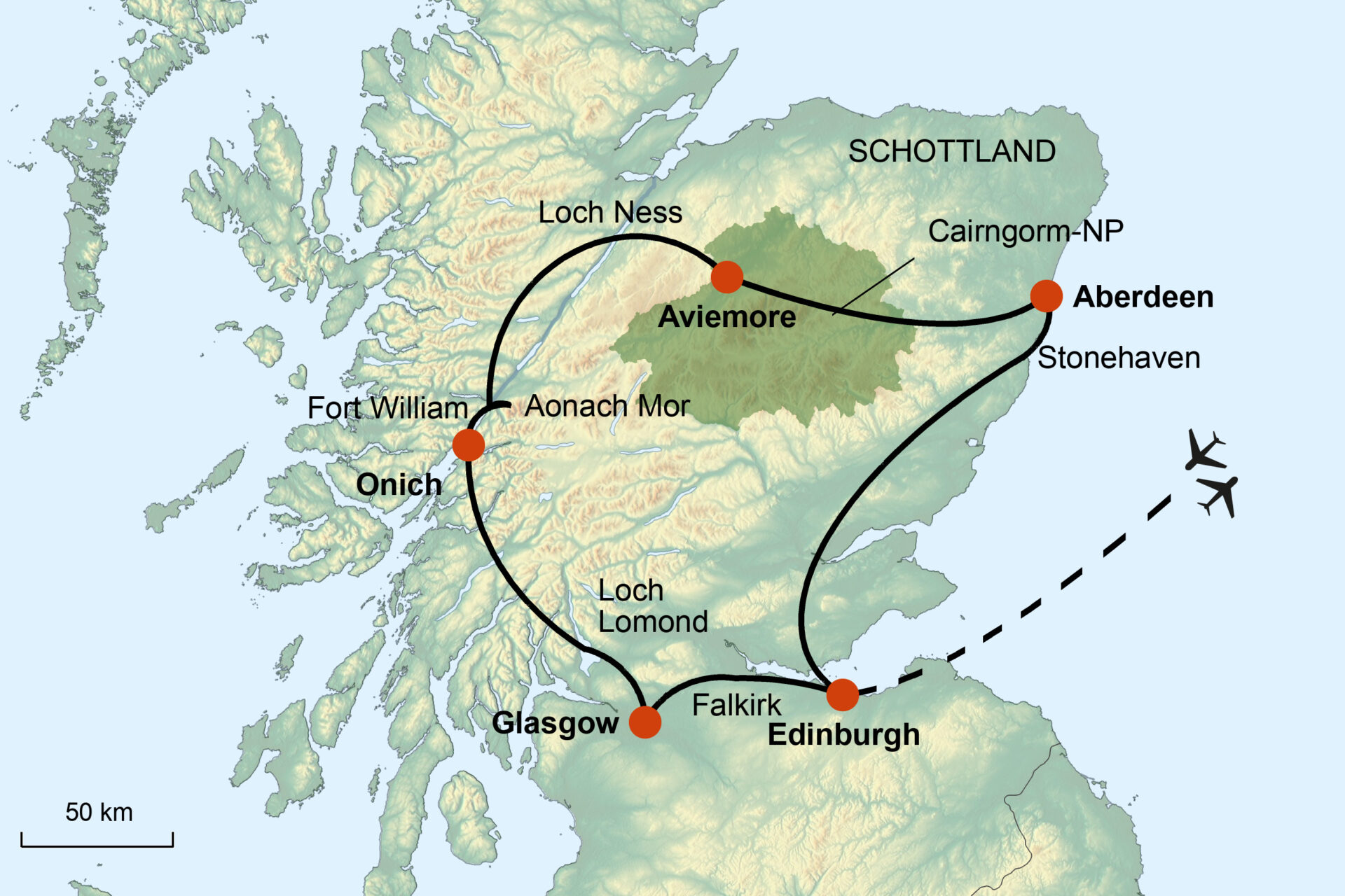 Schottland hautnah erleben