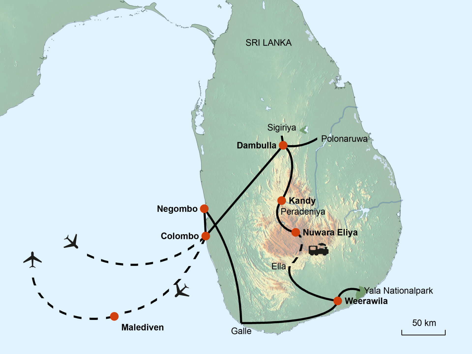 Sri Lanka & Malediven