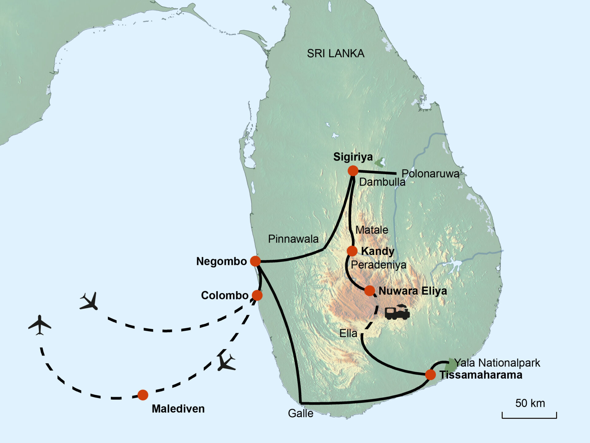 Sri Lanka & Malediven
