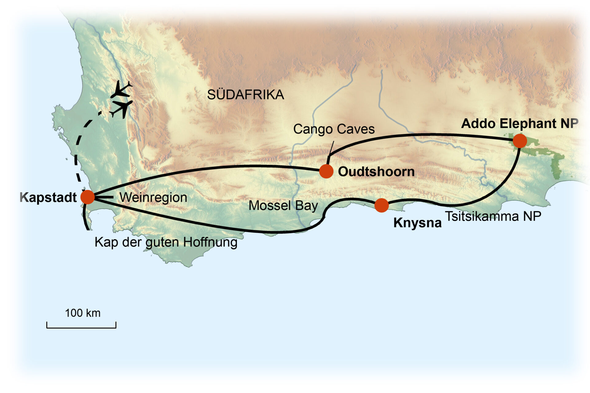 Weltmetropole Kapstadt & Safari im Addo Elephantpark