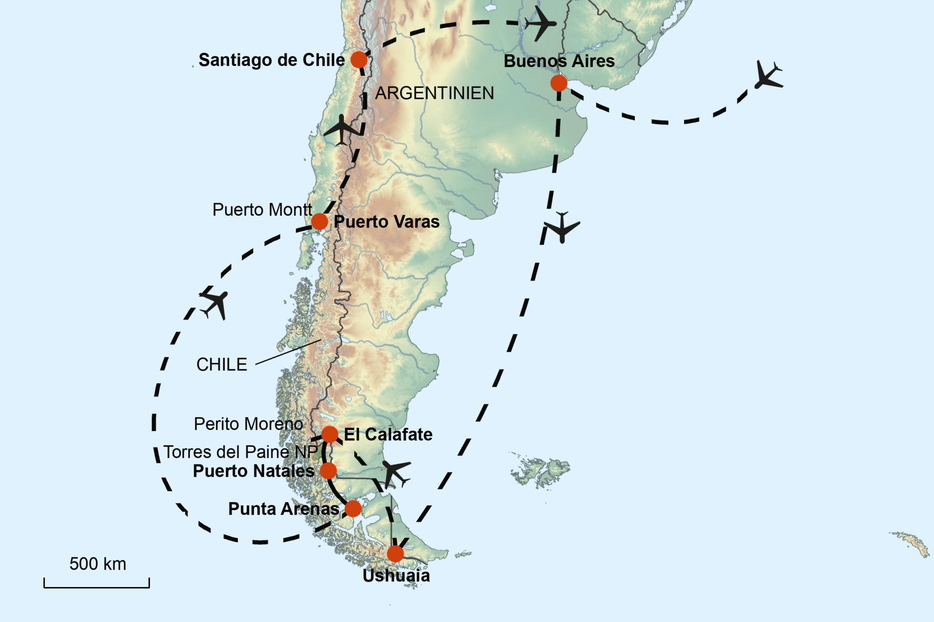 Argentinien & Chile „Seen und Gletscher Patagoniens“ Termine 2026/2027