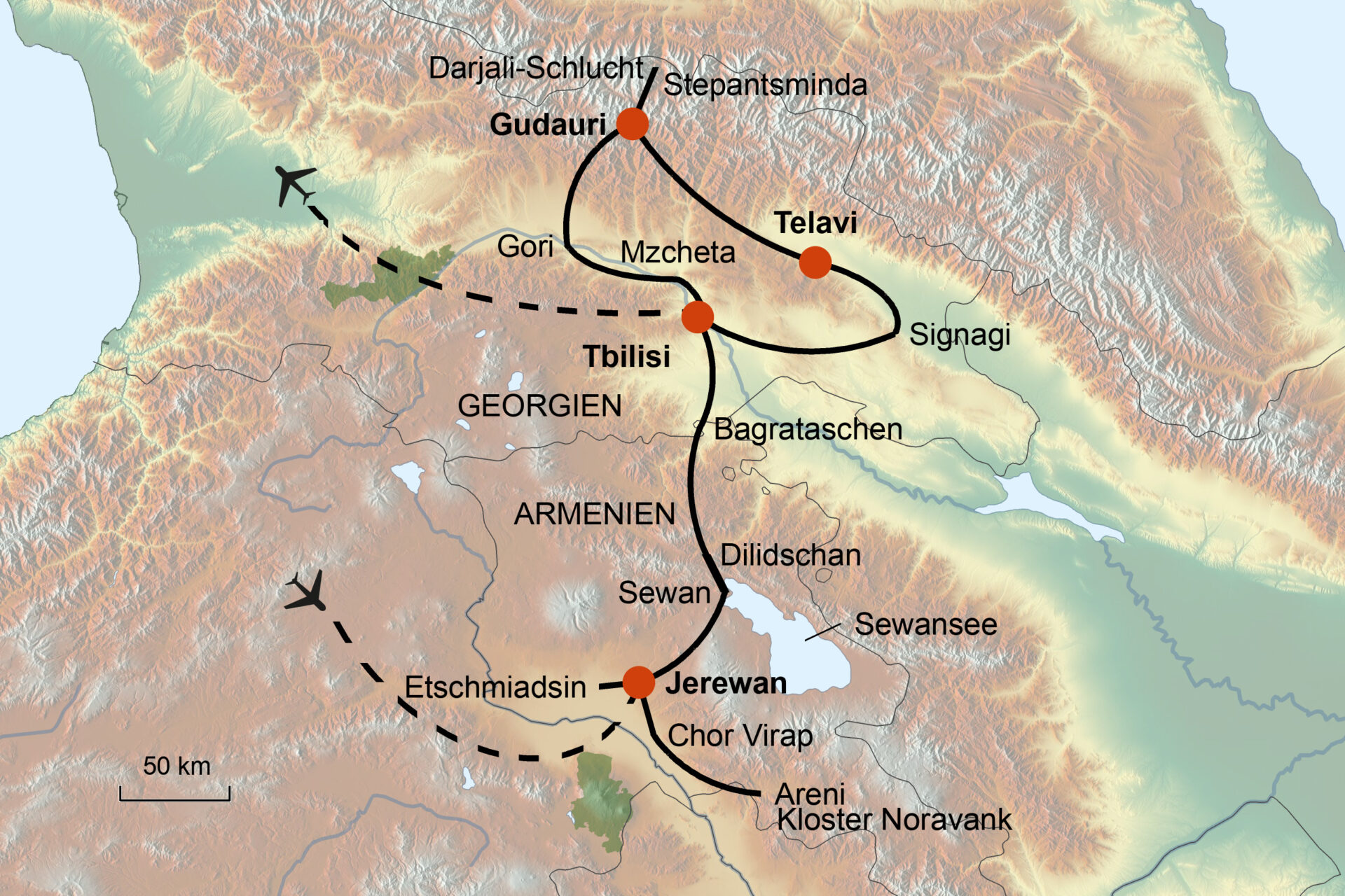 Armenien & Georgien „Zwischen Klöstern, Weinbergen und dem Kaukasus“ Termine 2027