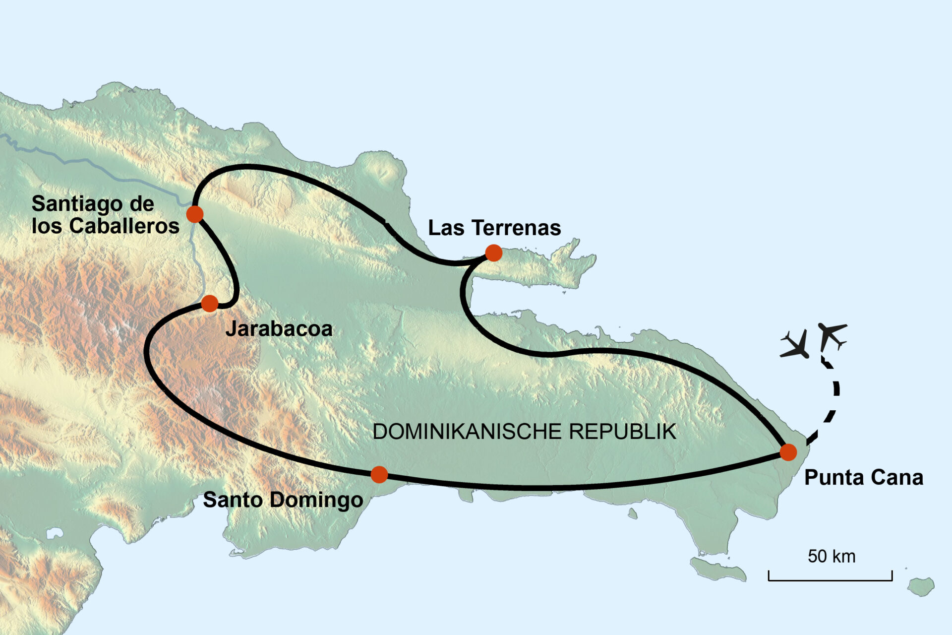 Dominikanische Republik „karibische Inselträume“ Termine 2025/2026