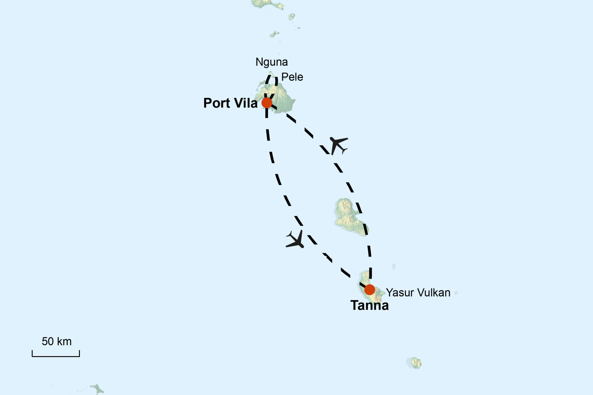 Vanuatu „Vulkanfeuer & türkisfarbene Lagunen“ 2026/ 2027