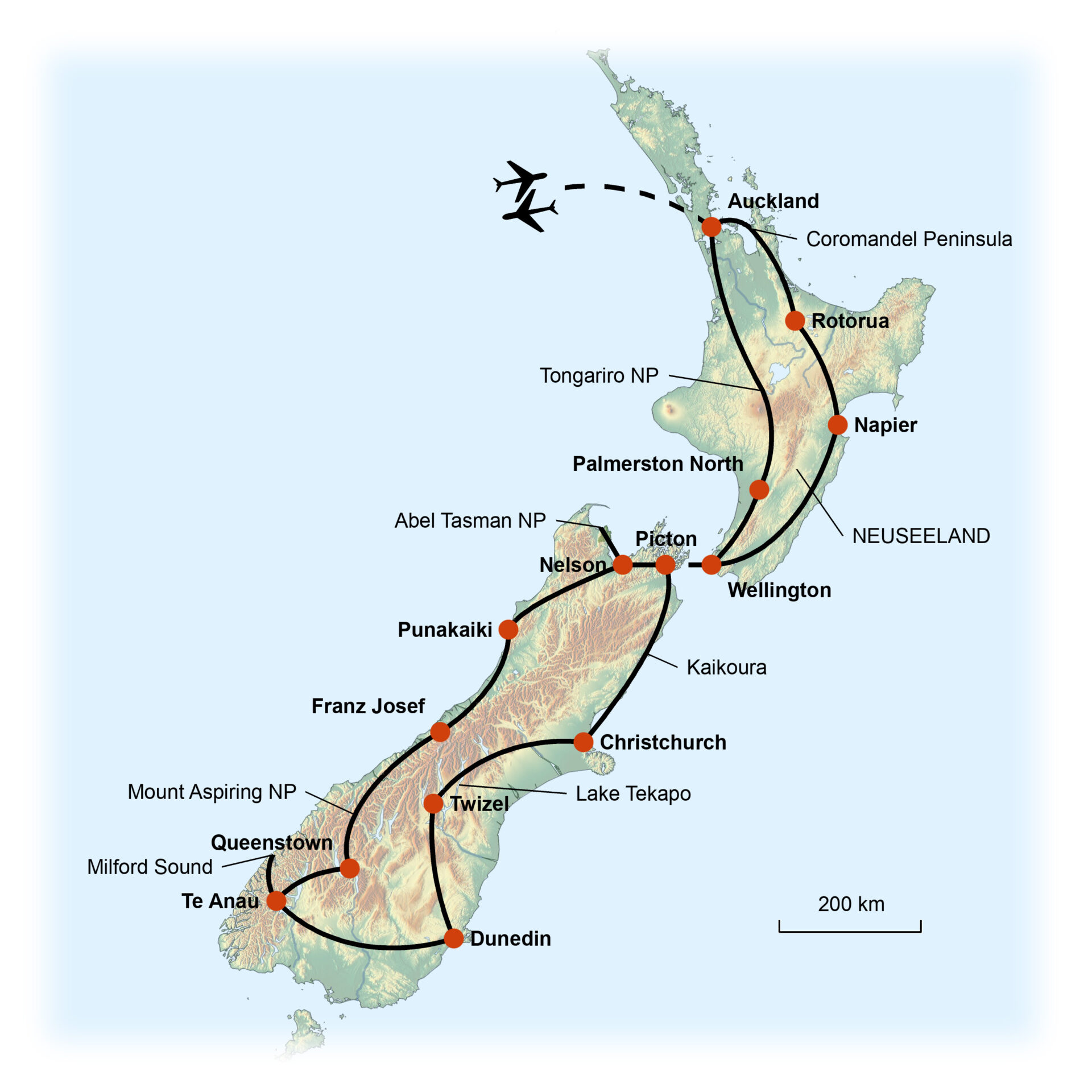 Neuseeland „Höhepunkte Neuseelands“ Termine 2026/2027