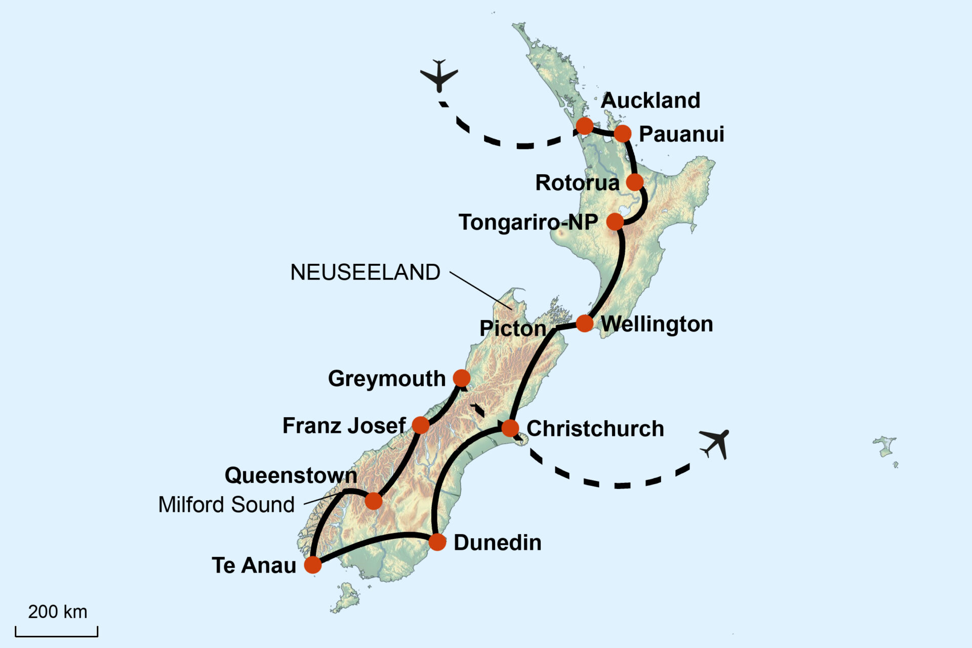Abenteuer Neuseeland