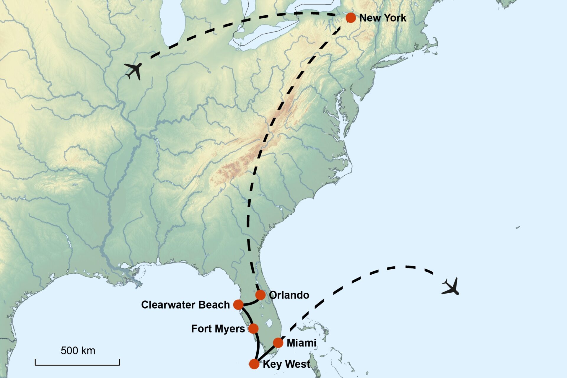 USA New York & Florida