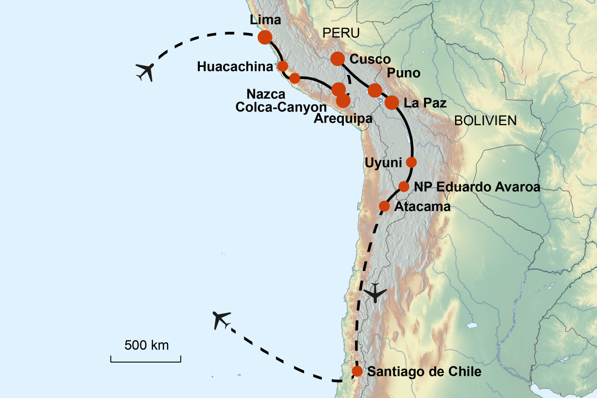 Peru, Bolivien & Chile „Auf den Spuren der Inka“ Termine 2026