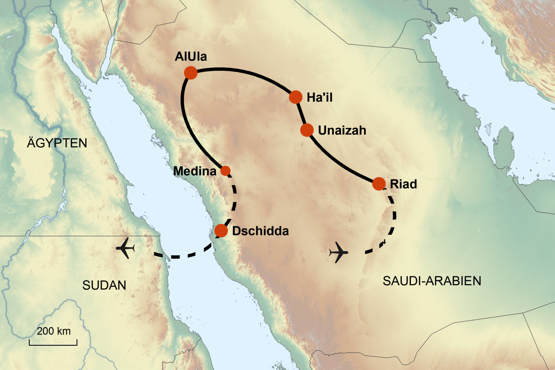 Saudi-Arabien entdecken