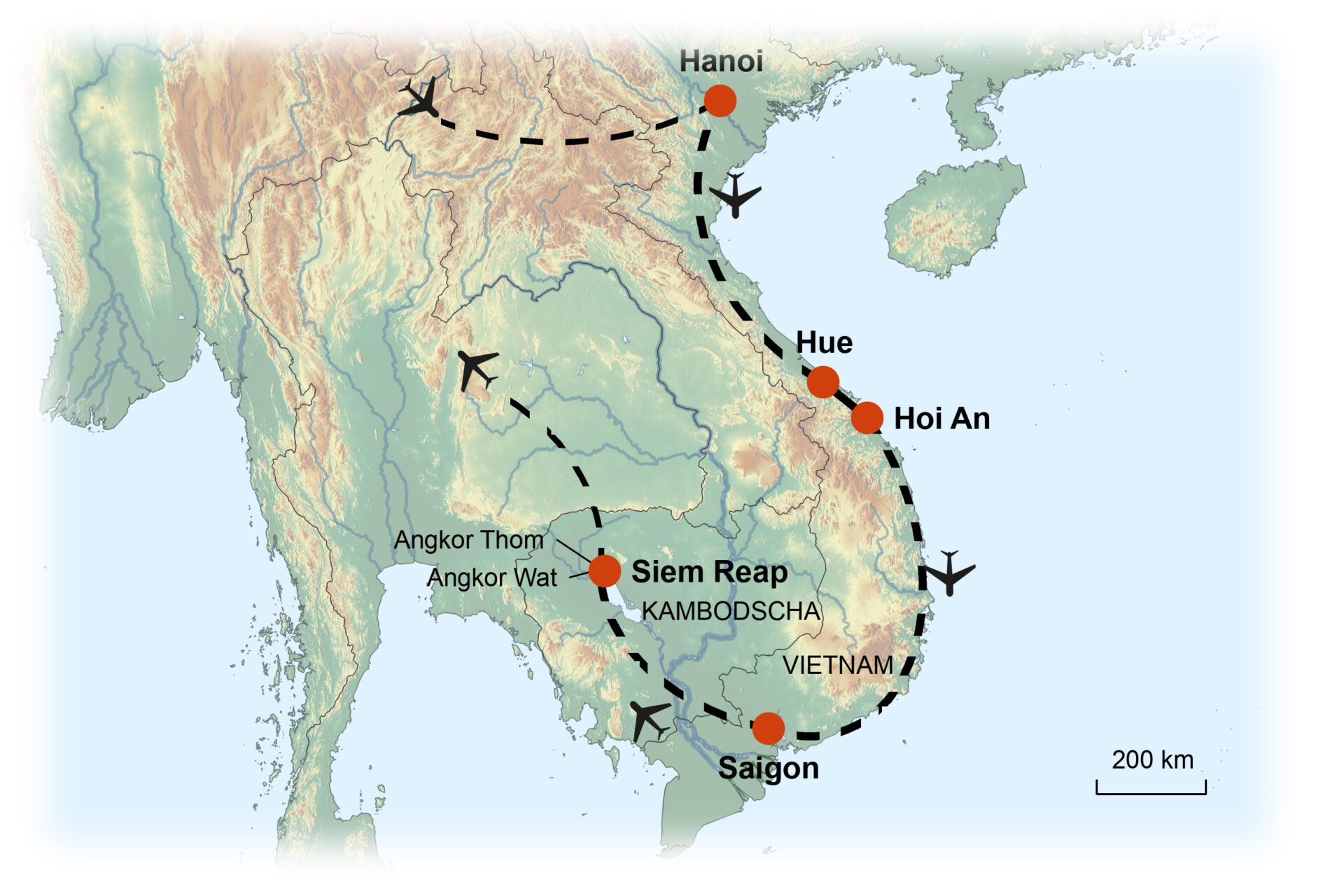 Vietnam & Kambodscha