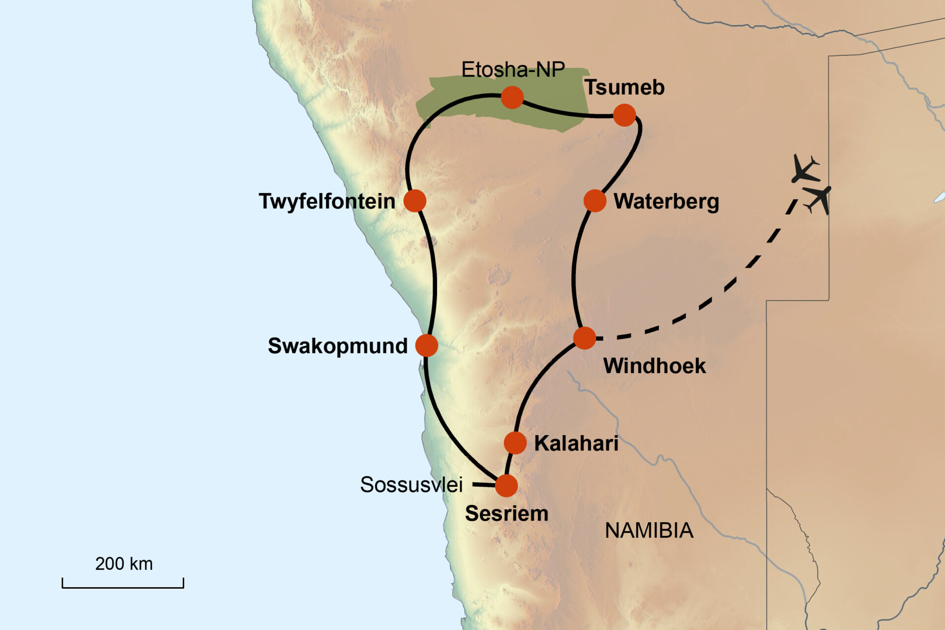 Namibia „Zwischen Wüste und Wildnis“ Termine 2026