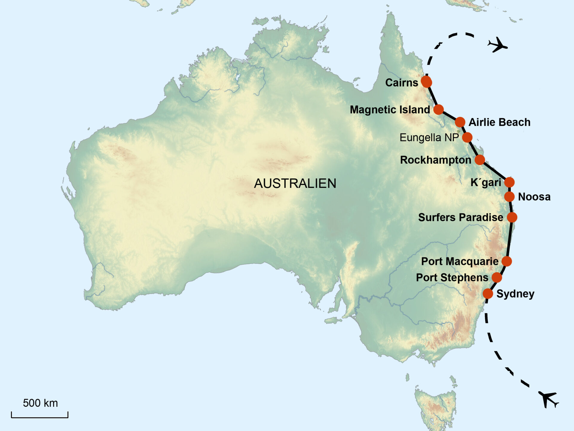 Australien „Naturwunder entlang der Ostküste“ 2025/ 2026
