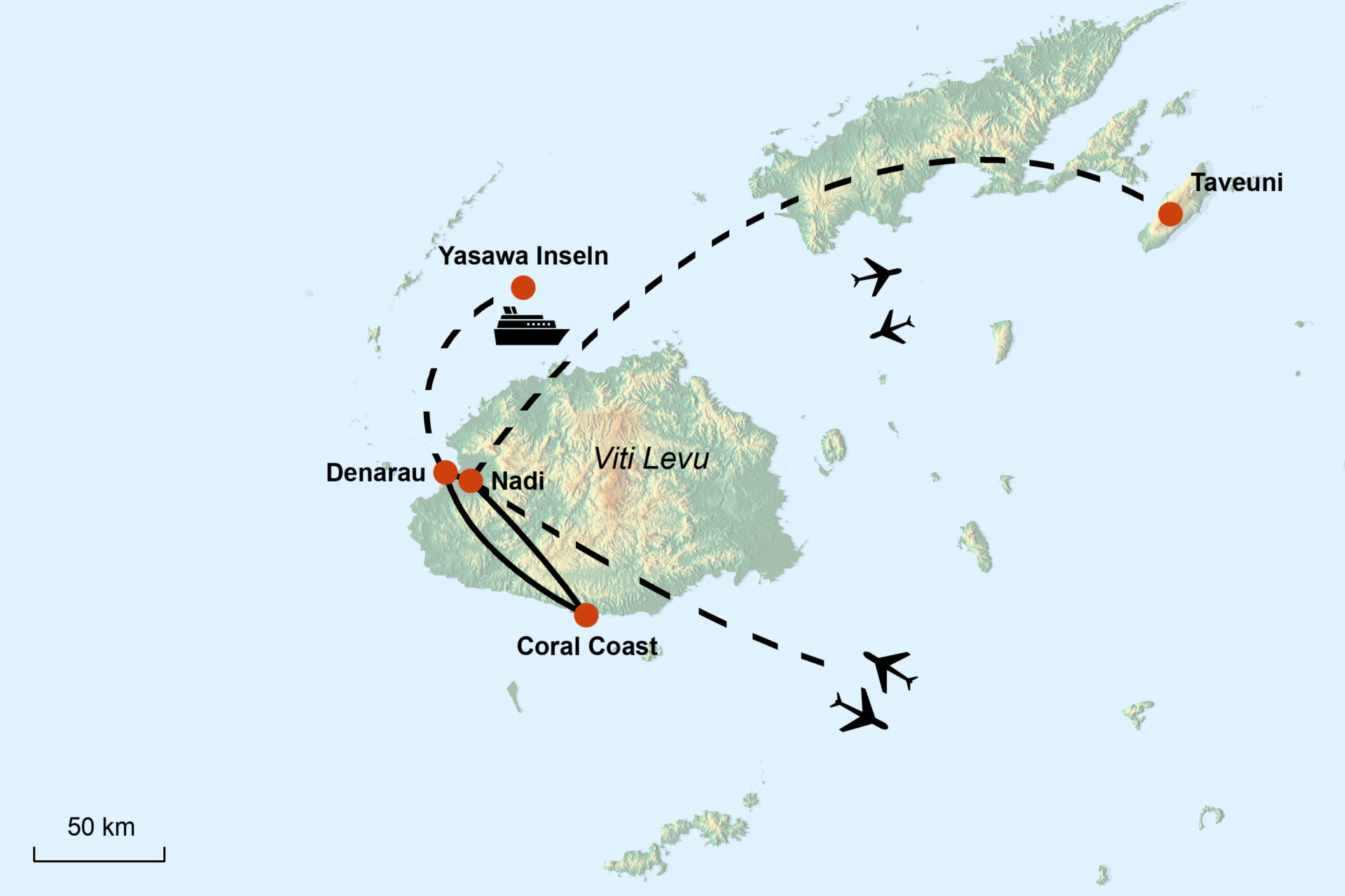 Fidschi Inseln „Zu Wasser, zu Land und in der Luft“ Termine 2026/2027