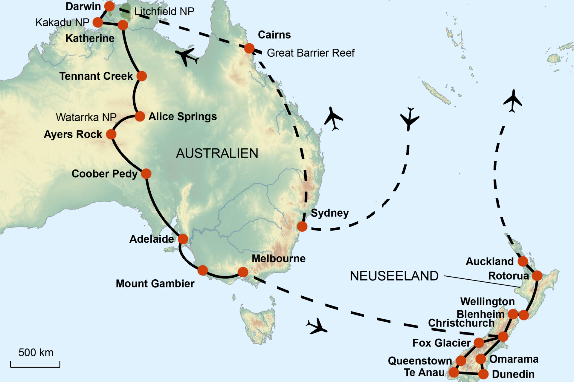 Australien – Neuseeland „Die große Kombireise“ 2026/2027