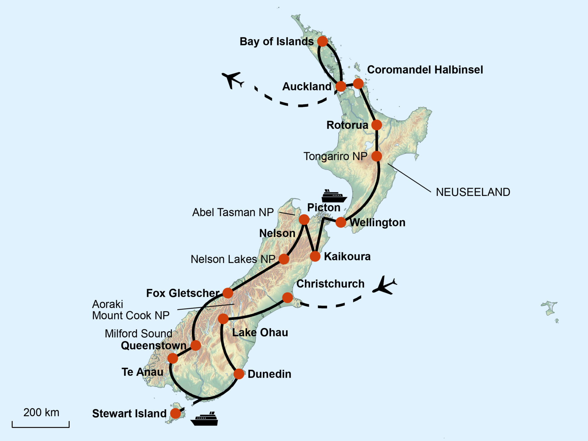 Neuseeland „Naturwunder Neuseelands mit Bay of Islands“ Termine 2026/2027