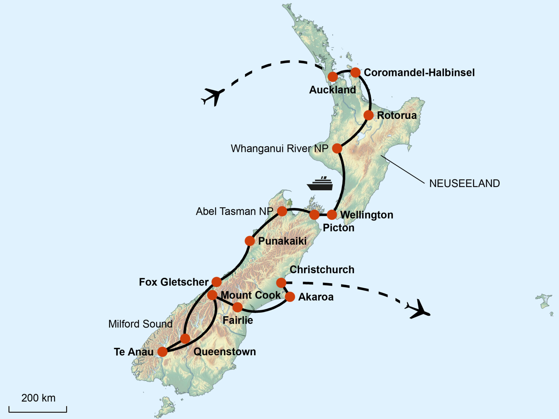 Neuseeland „Traumhafte Vielfalt“ Termine 2026/2027