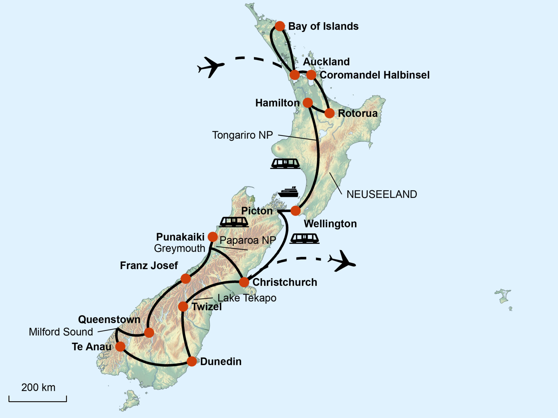Neuseeland „Impressionen am anderen Ende der Welt mit Bay of Islands“ Termine 2026/2027