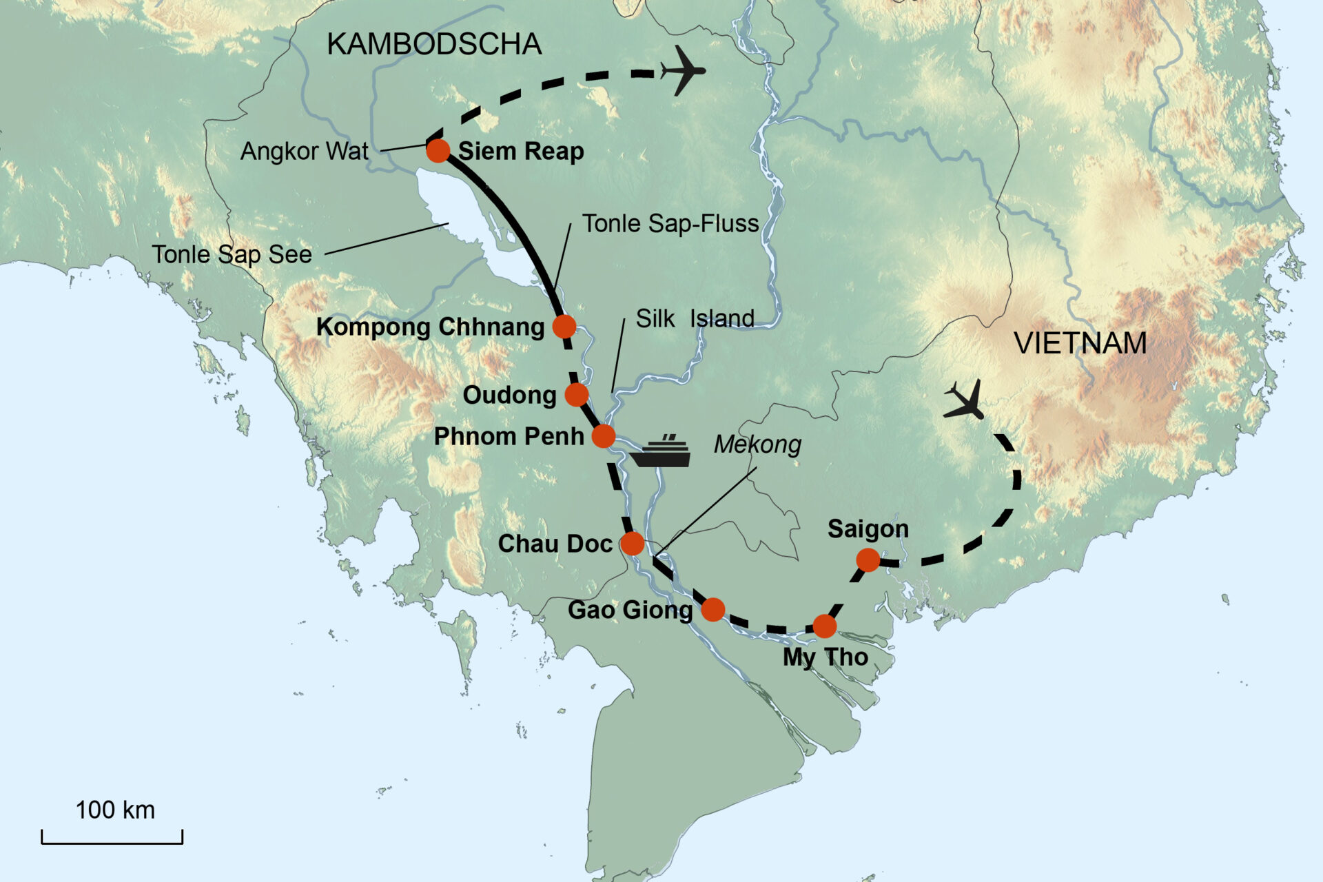 Vietnam & Kambodscha „Perlen des Mekong“ mit exklusiver Flusskreuzfahrt Termine 2026/2027
