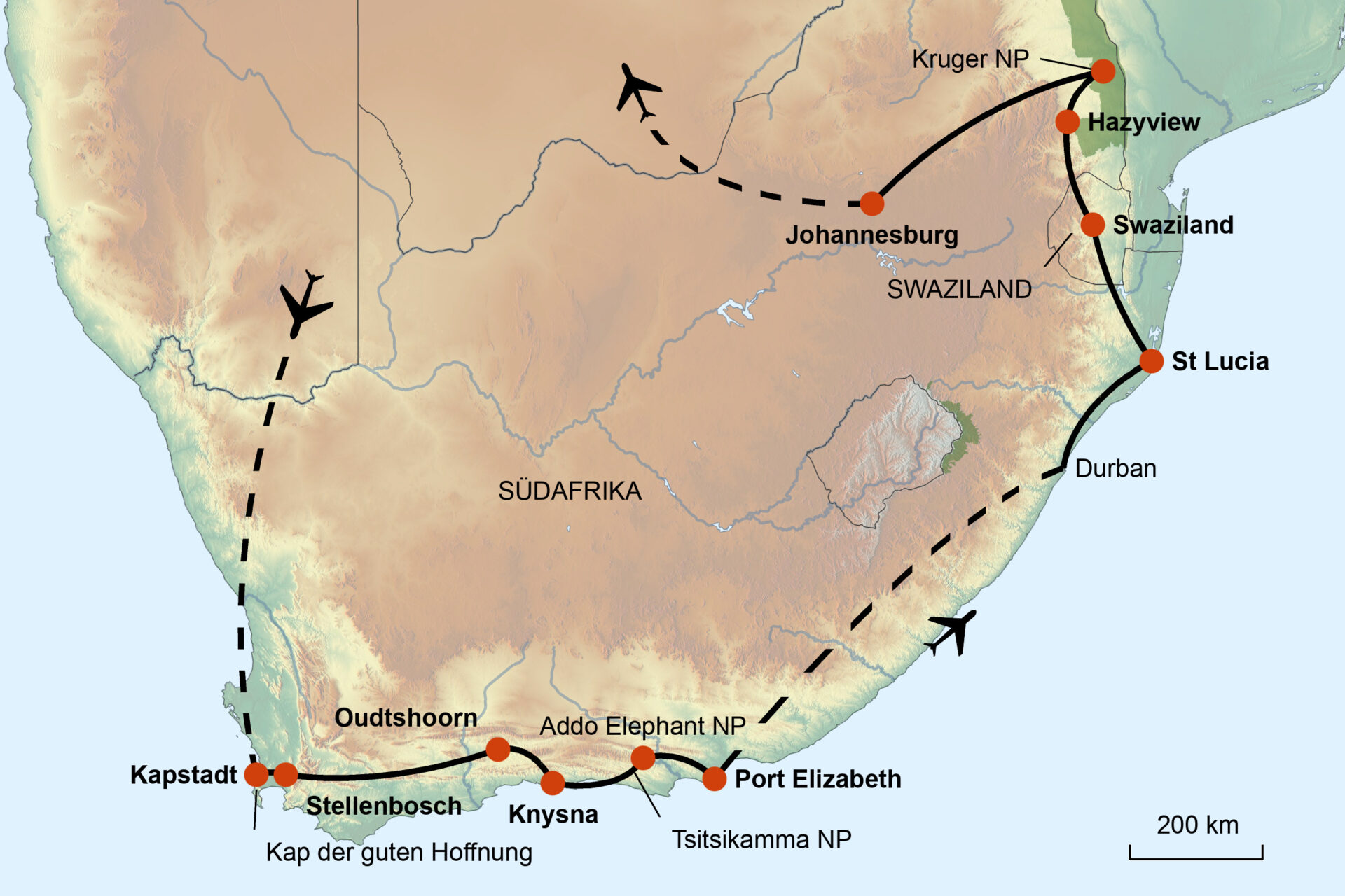 Südafrika „Vom Kap zum Krüger“ Termine 2026