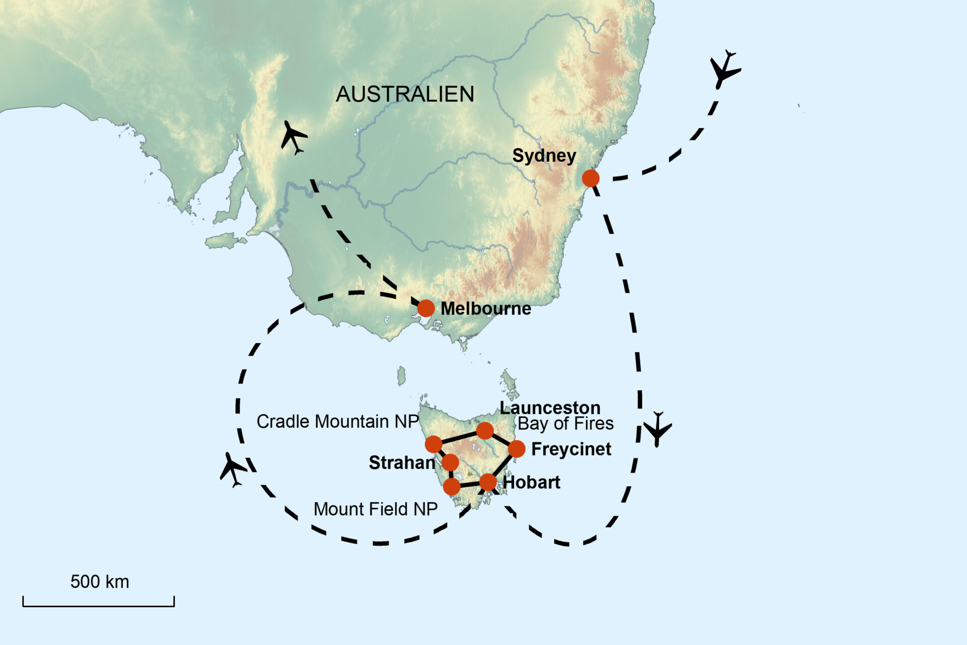 Australien „Tasmaniens Naturparadiese“ Termine 2026/2027