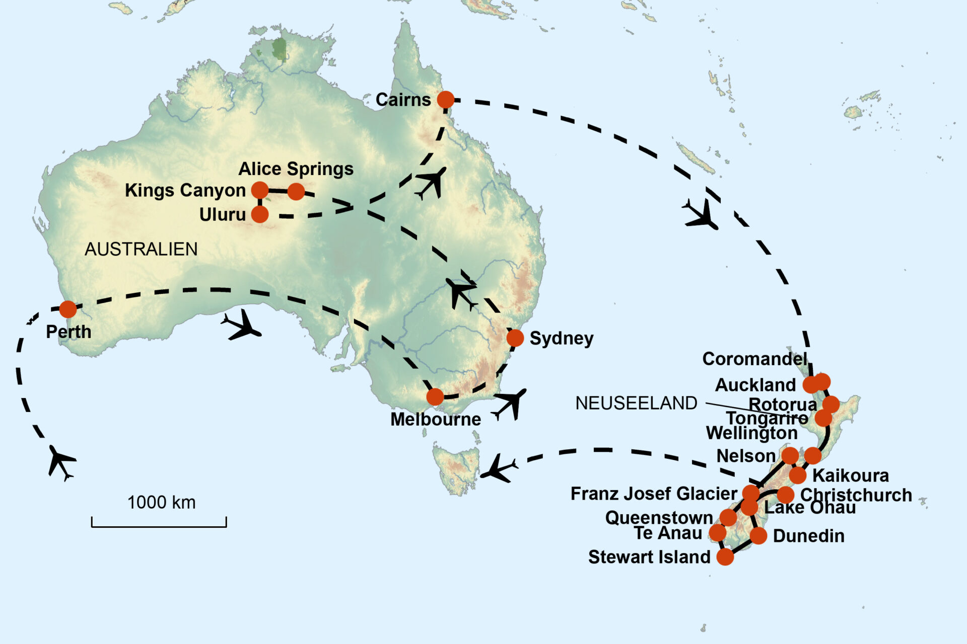 „Kleine Gruppe, große Reise – Australien & Neuseeland entdecken“ 2026/2027