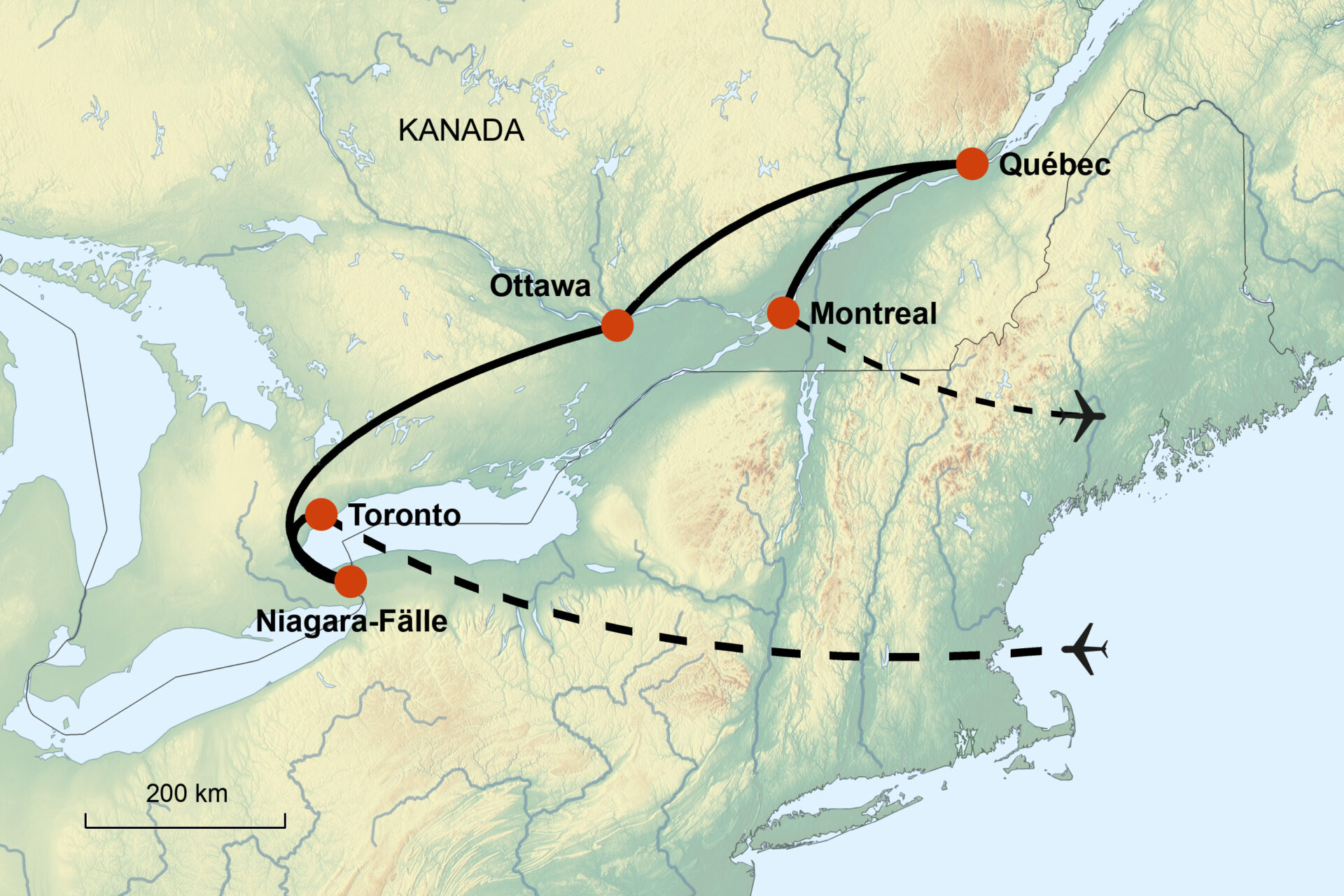 Kanada „Glänzender Osten“ Termine 2026