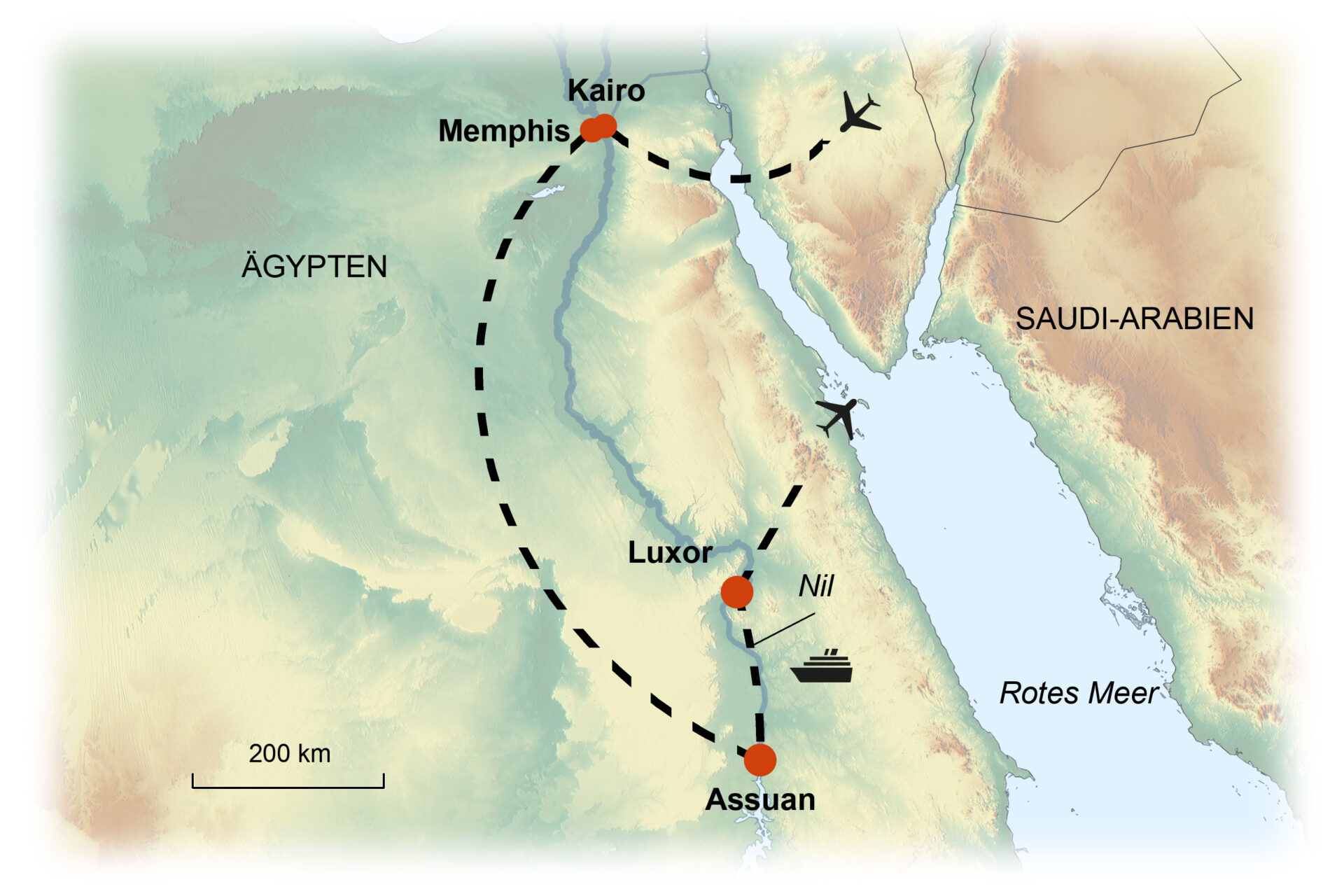 Im Land der Pharaonen mit Nilkreuzfahrt