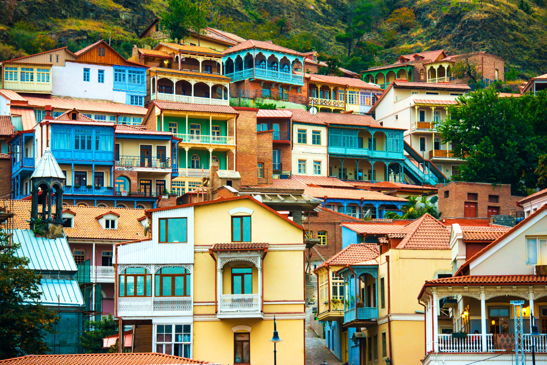 Traditionelle Architektur in Tbilisi