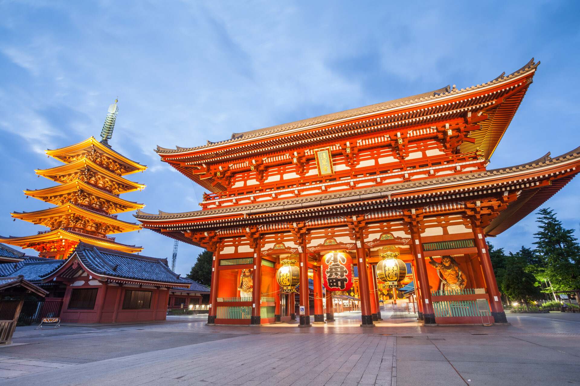 Sensoji-Tempel in Tokio, Japan