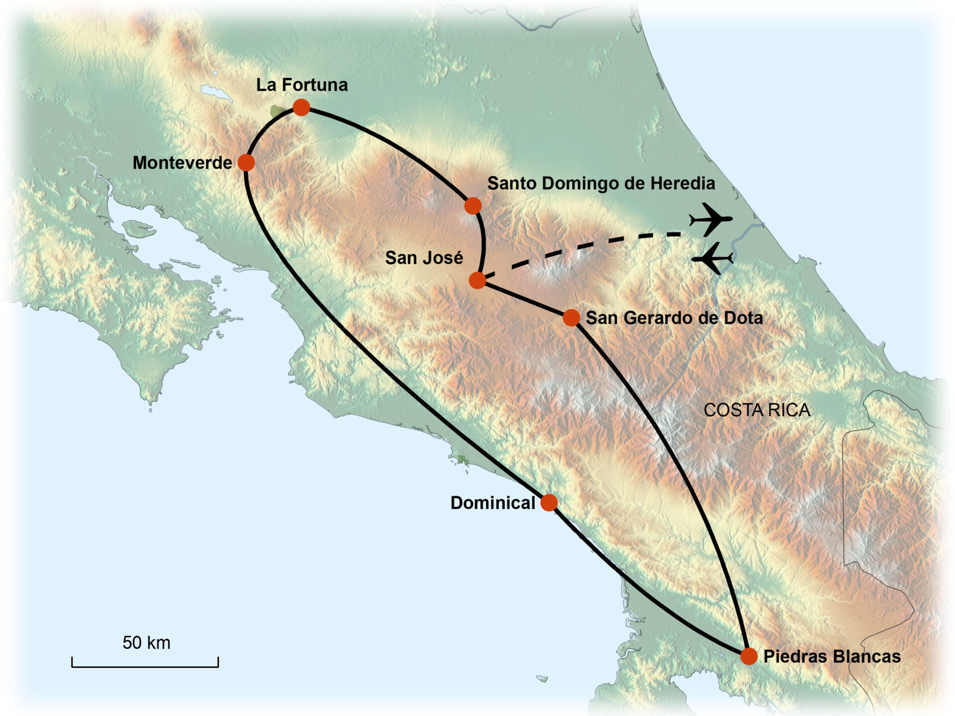 Costa Rica – einzigartige Naturparadiese