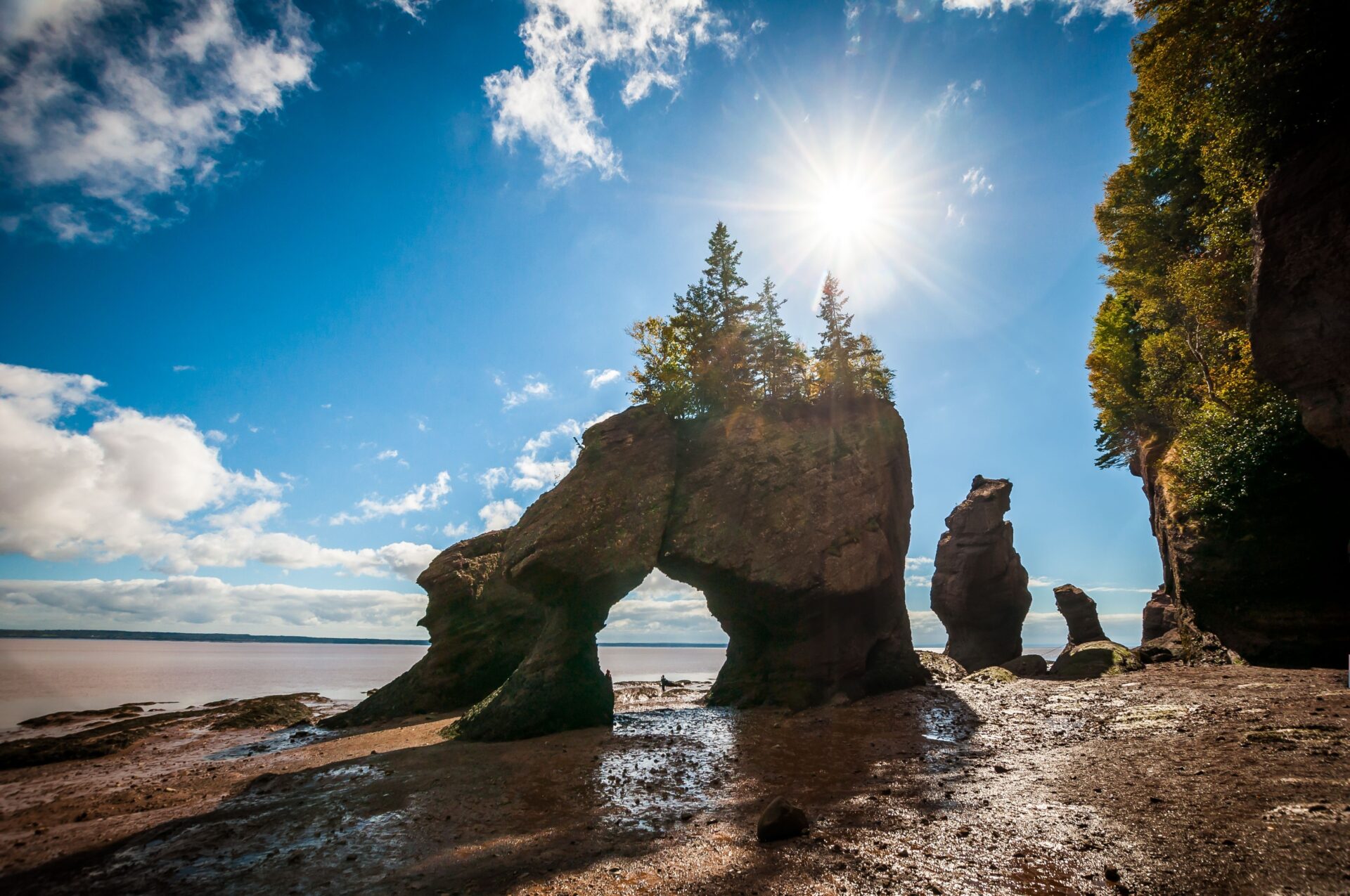 Die Meeresbucht Bay of Fundy